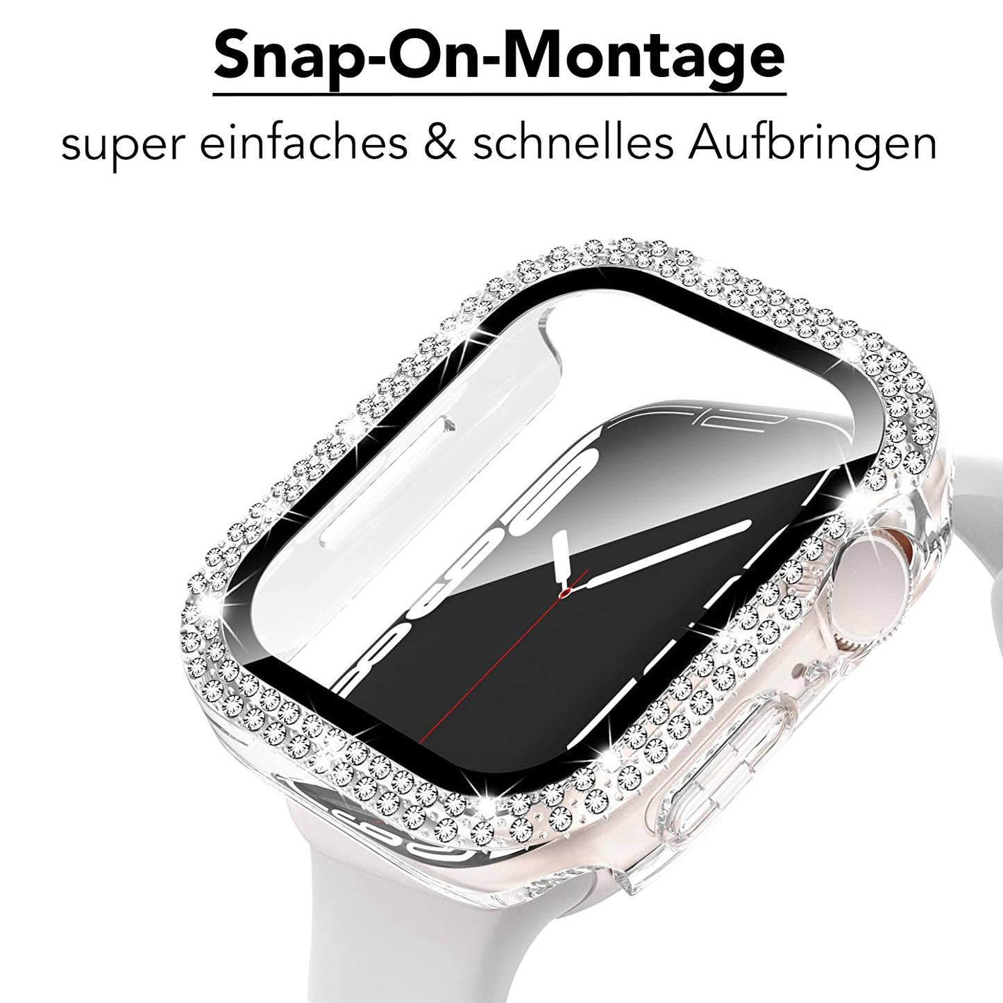 arktisband GLAMOUR Glitzerhülle für Apple Watch