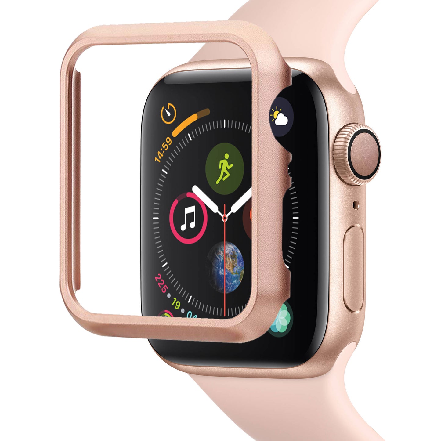 ArktisPRO AluFrame Hülle für Apple Watch Series 9, 8 und 7 - 45 mm