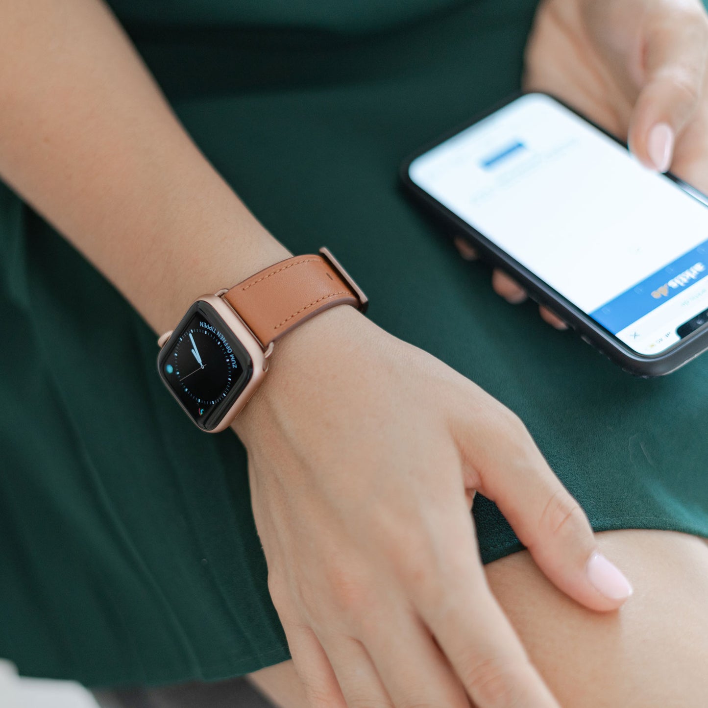 Lederarmband „VERONA“ für Apple Watch