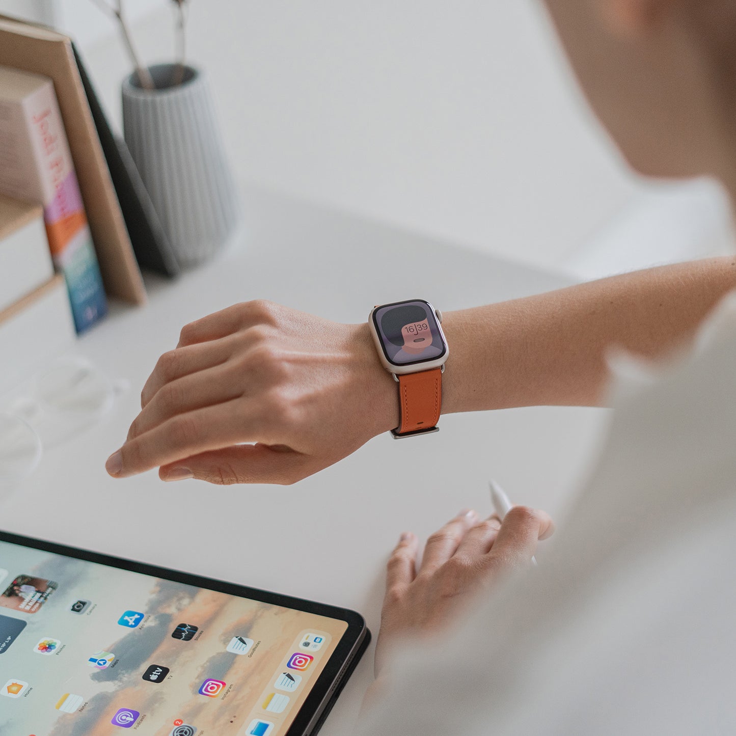 Lederarmband „VERONA“ für Apple Watch