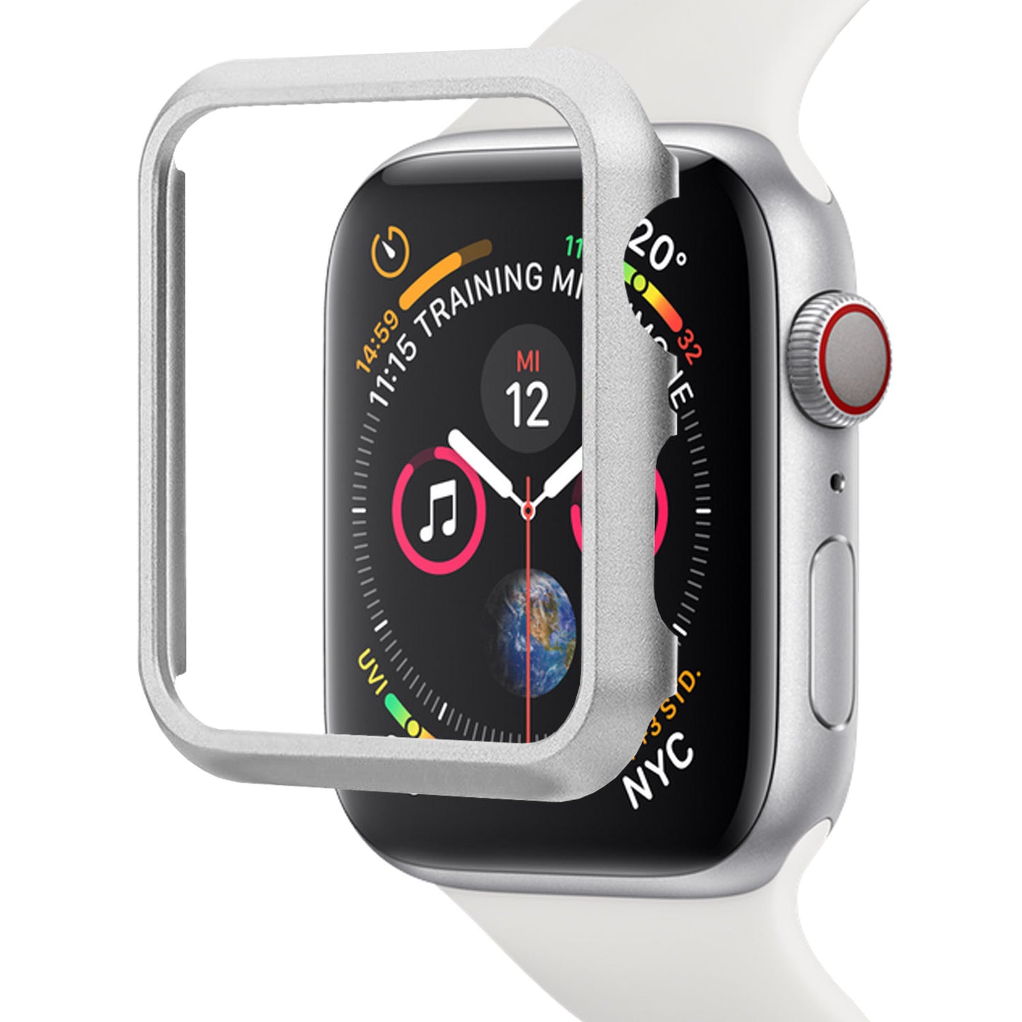 ArktisPRO AluFrame Hülle für Apple Watch Series 9, 8 und 7 - 41 mm