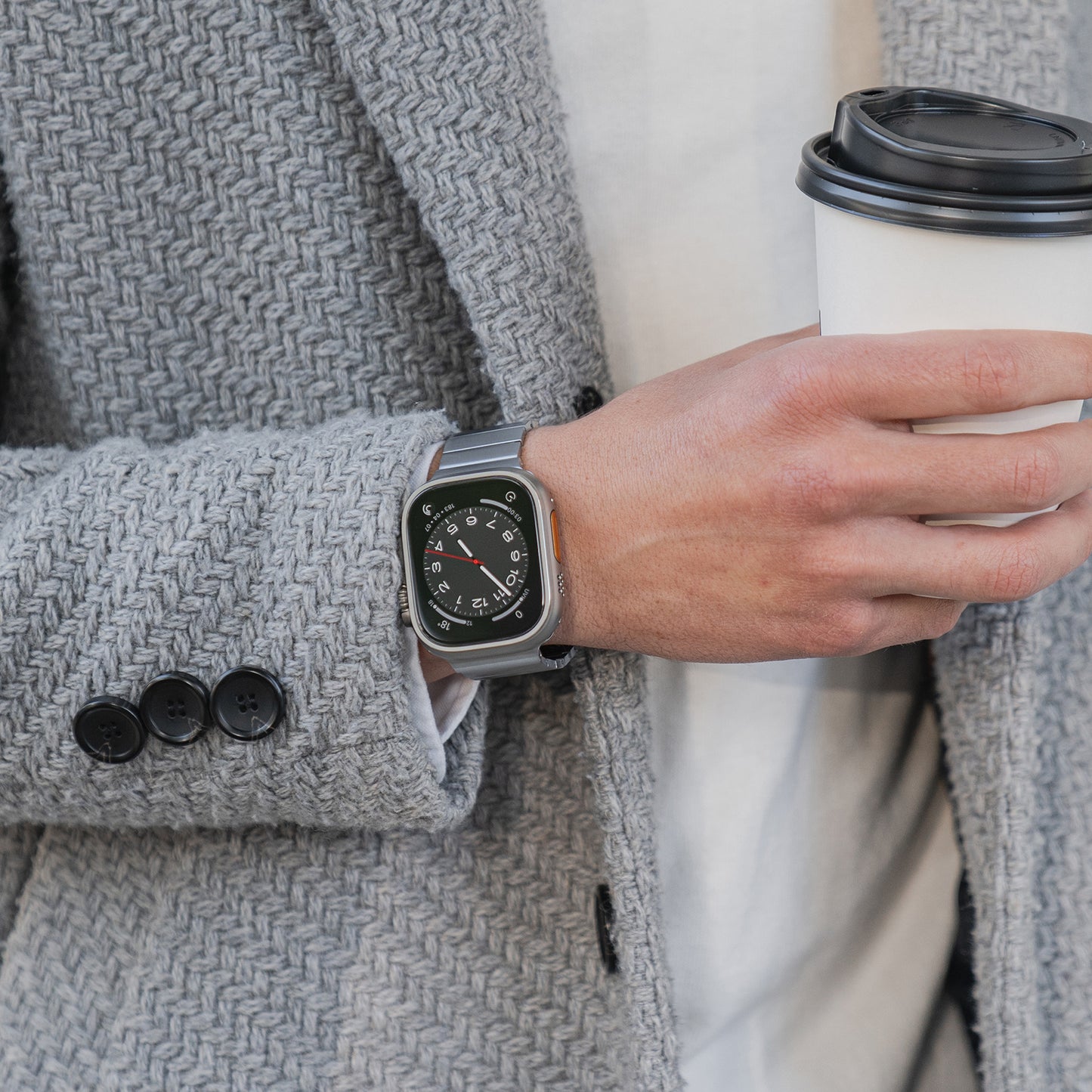 arktisband Apple Watch Ultra magnetisches Edelstahlarmband APOLLO