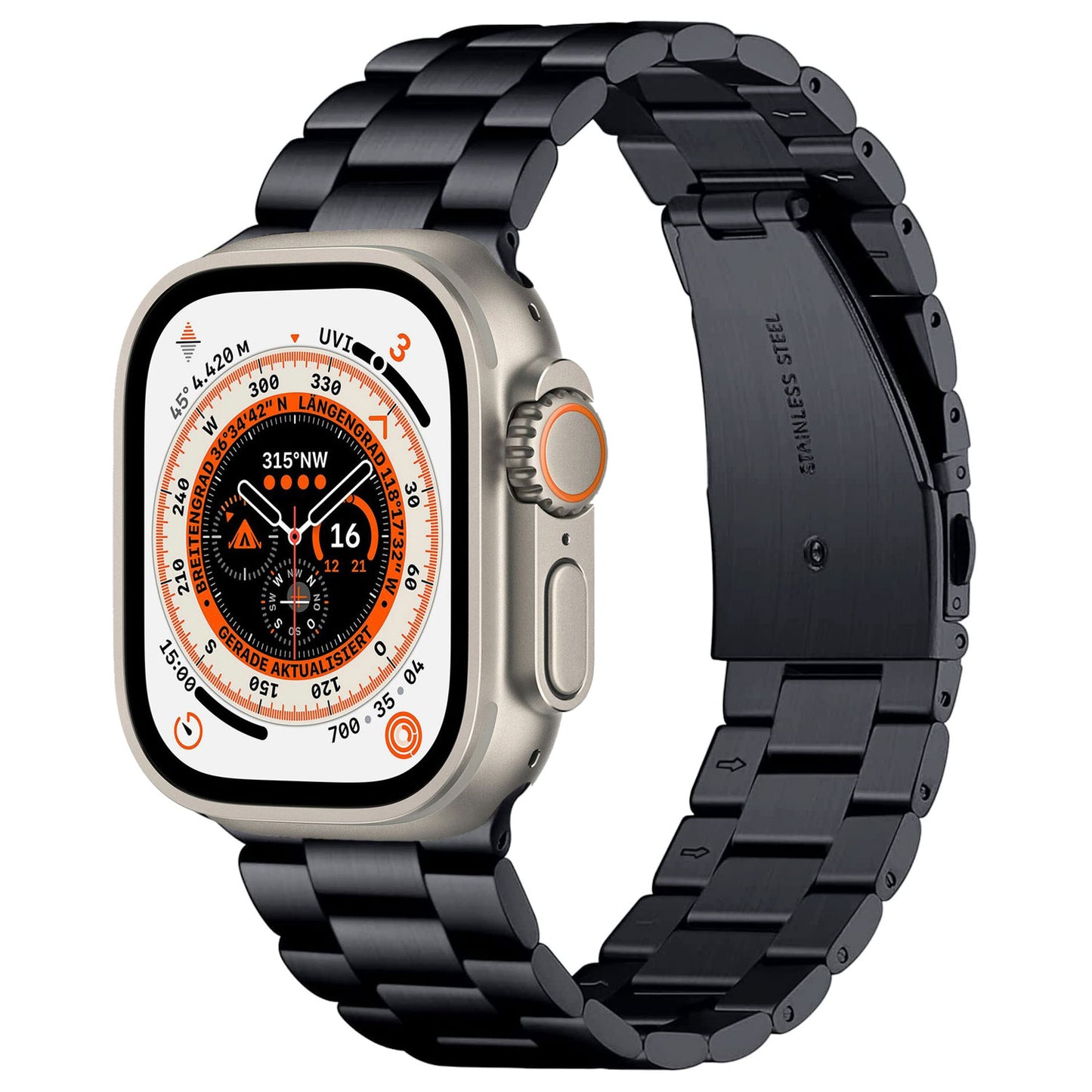 Aviato Apple Watch Ultra Edelstahl Armband
