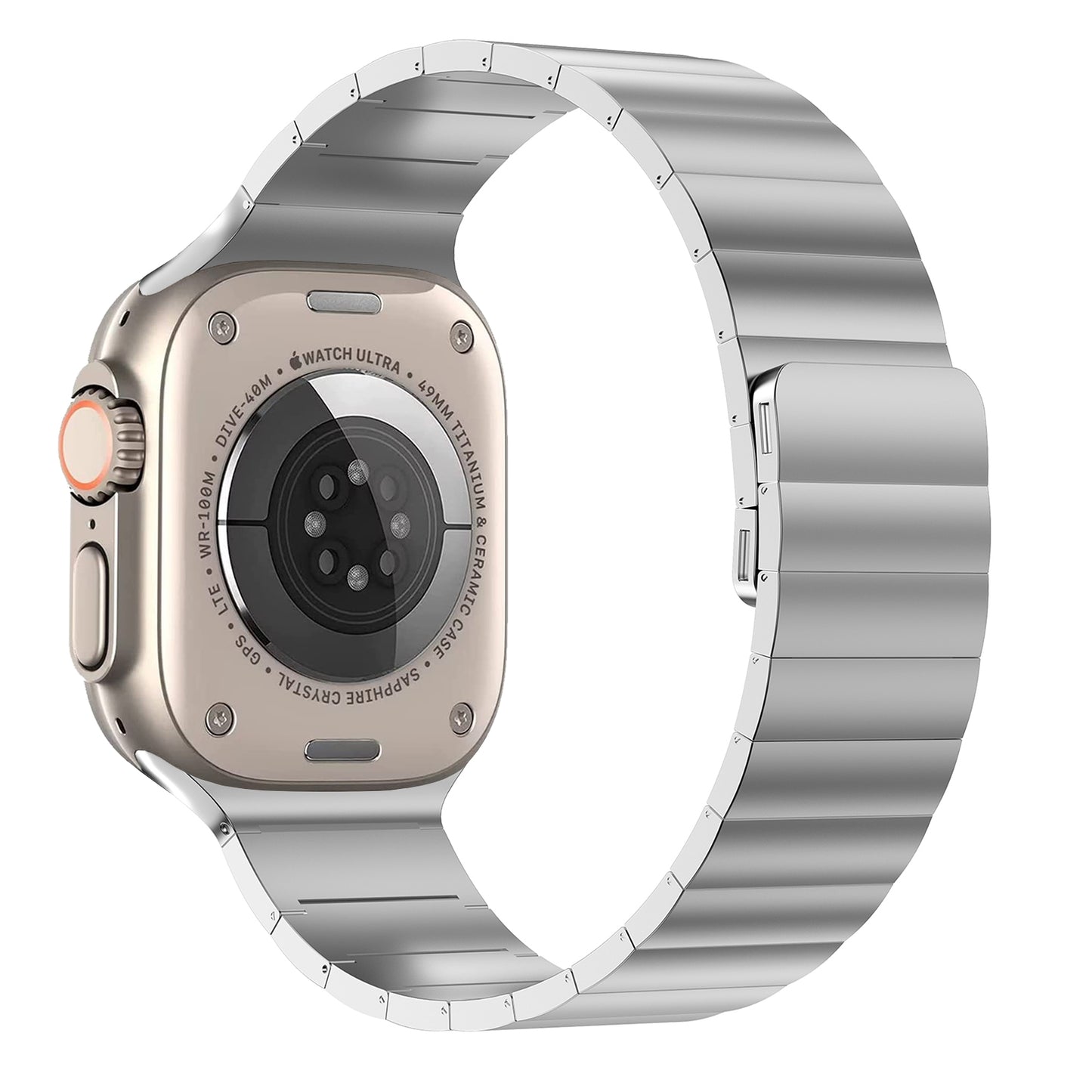 arktisband Apple Watch Ultra magnetisches Edelstahlarmband APOLLO