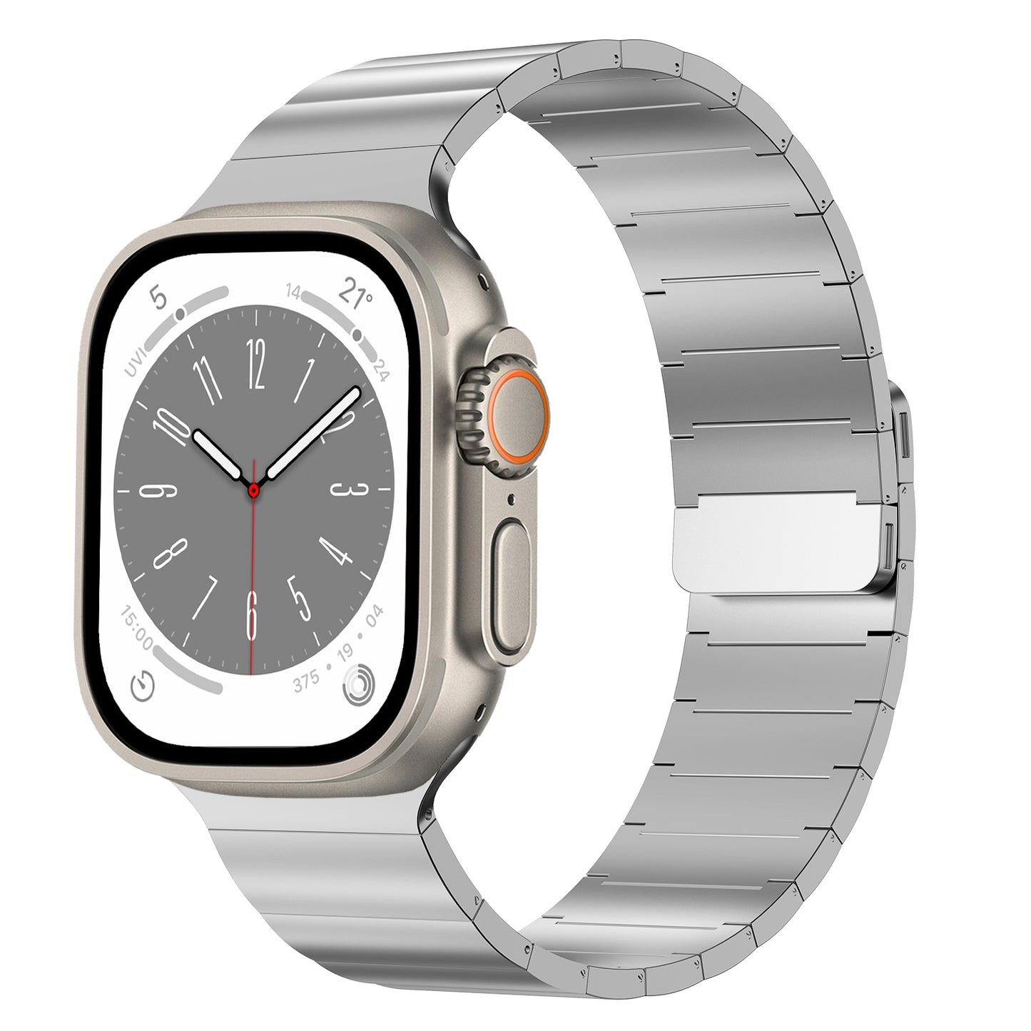 arktisband Apple Watch Ultra magnetisches Edelstahlarmband APOLLO