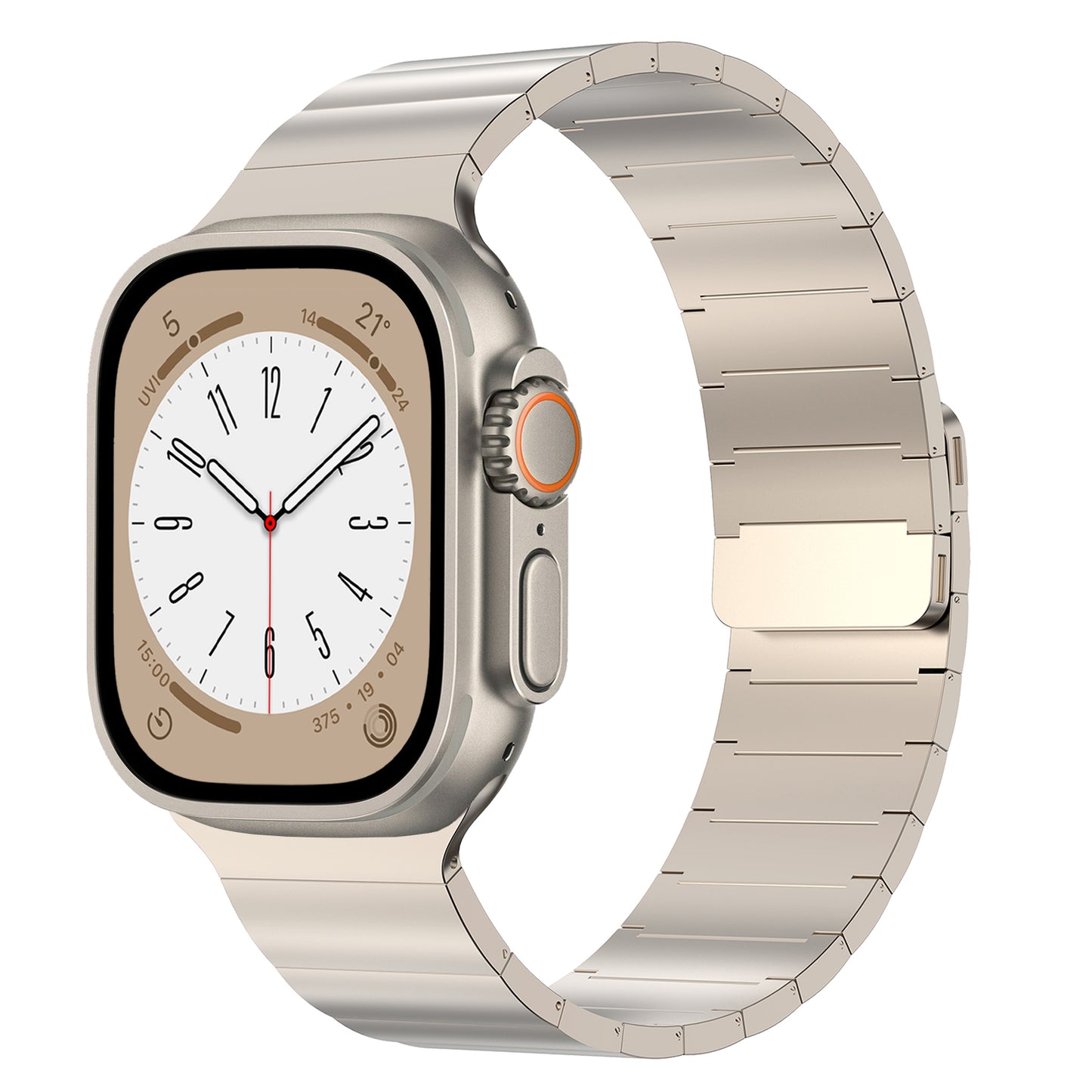 arktisband Apple Watch Ultra magnetisches Edelstahlarmband APOLLO
