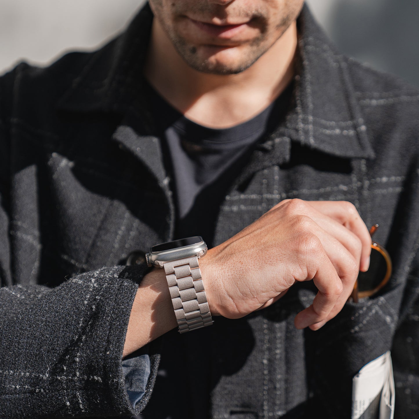 Aviato Apple Watch Ultra Edelstahl Armband