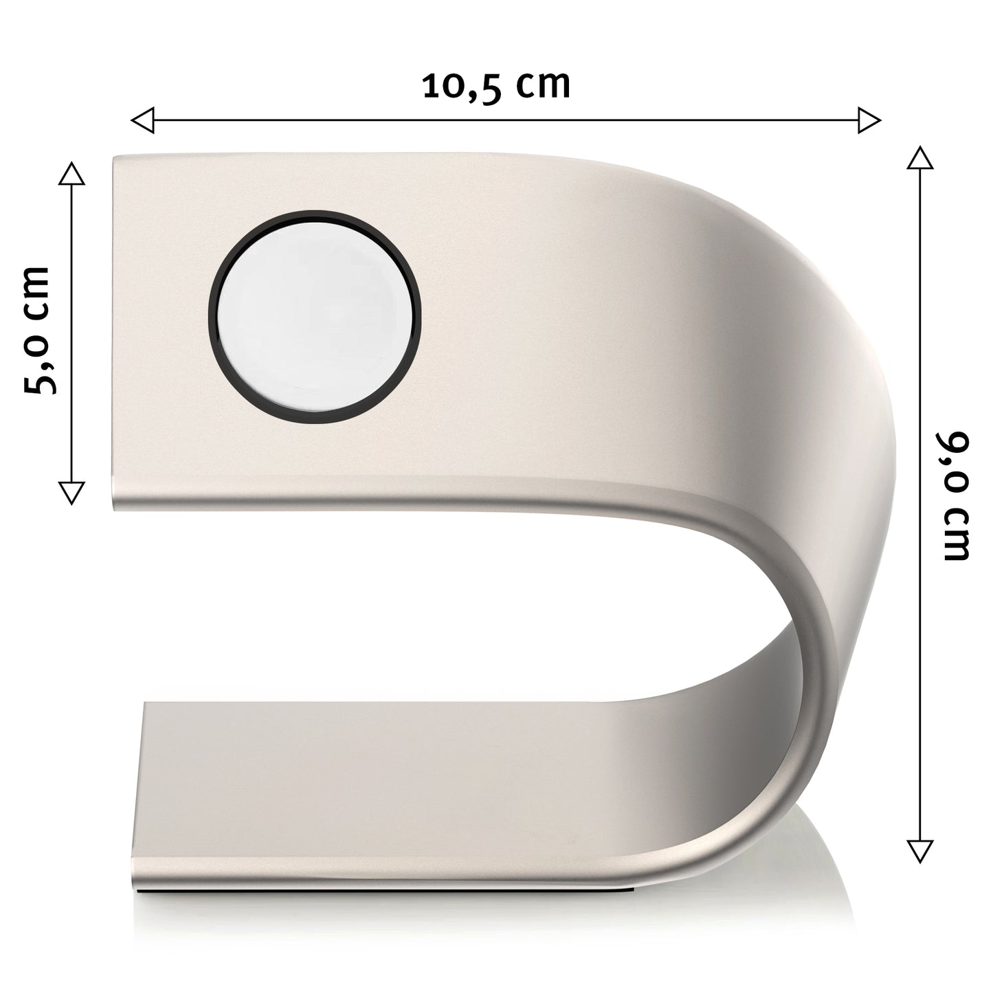 arktisband Aluminium Apple Watch Ultra Ständer - Titanfarben