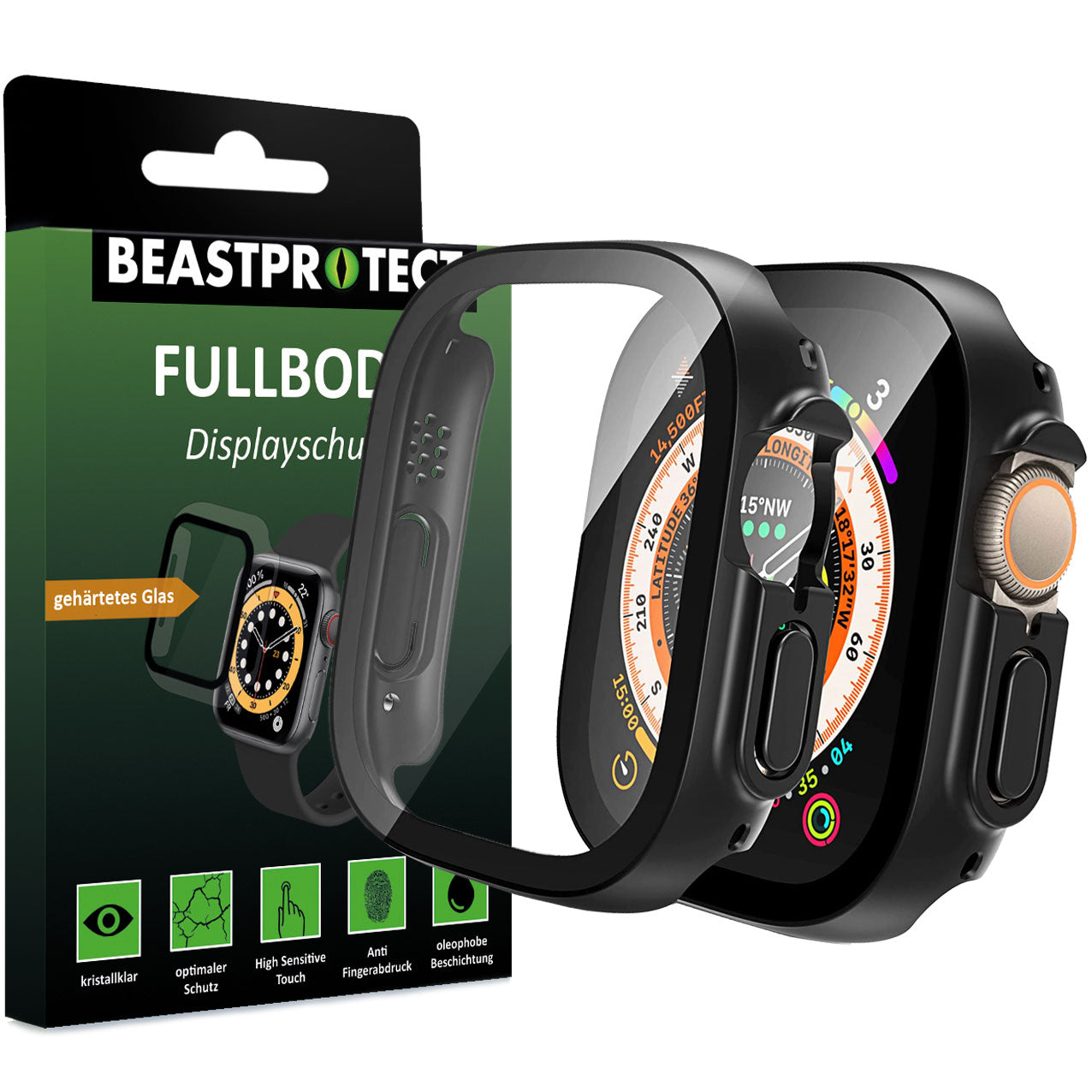 Beastprotect FULLBODY Displayschutz für Apple Watch Ultra 49 mm