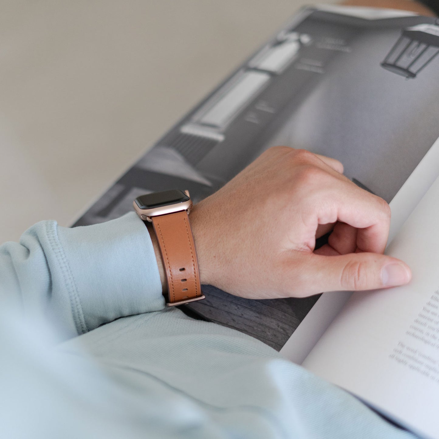 Lederarmband „VERONA“ für Apple Watch