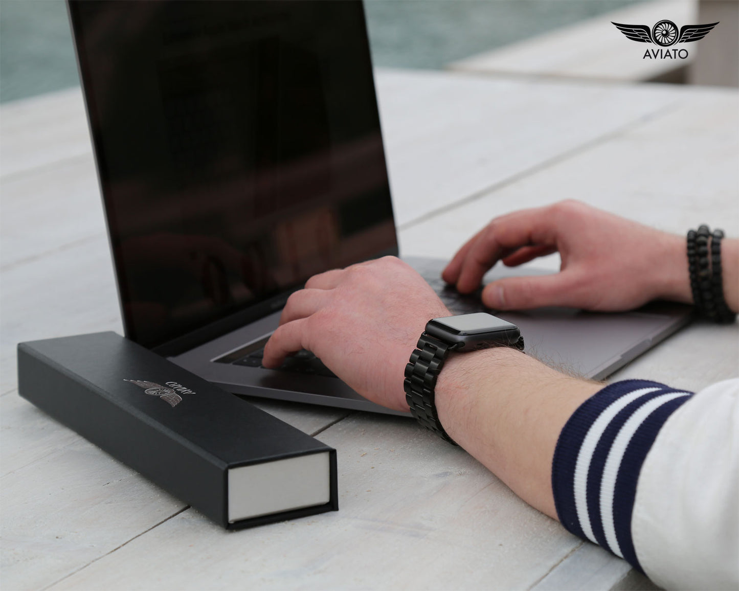 Apple Watch PREMIUM Edelstahl Armband