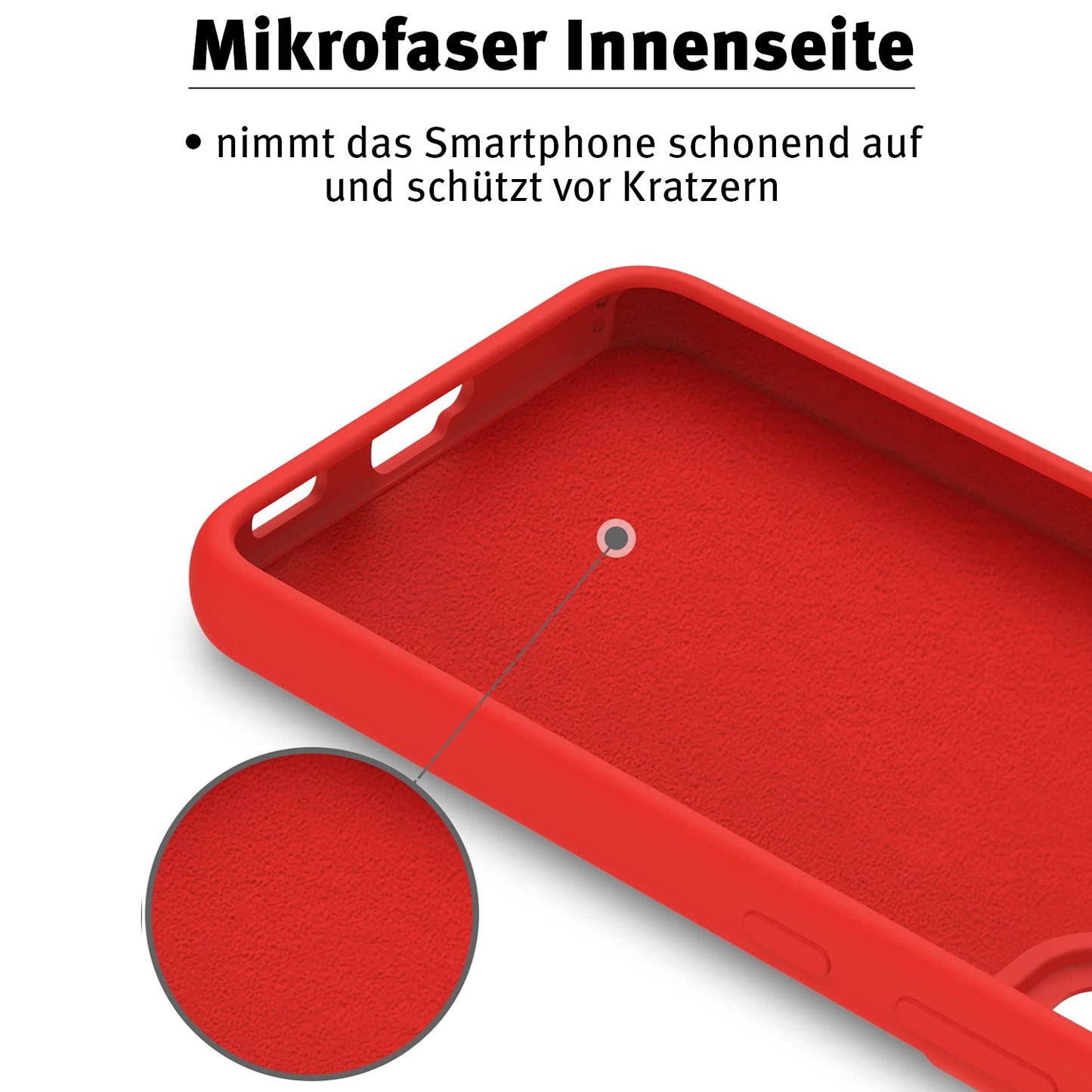 iCEO Samsung Galaxy S22 Silikon Case - Rot