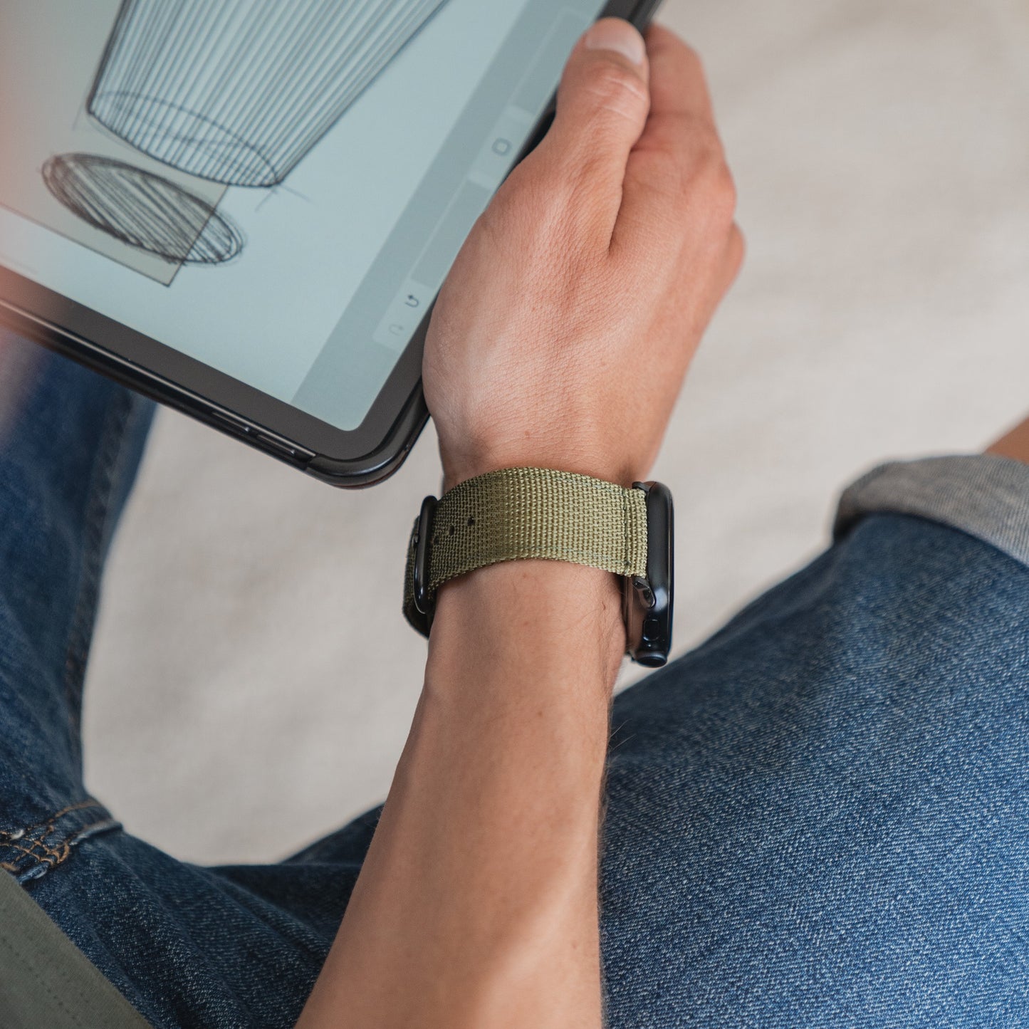 Aviato NATO Nylon Armband für Apple Watch