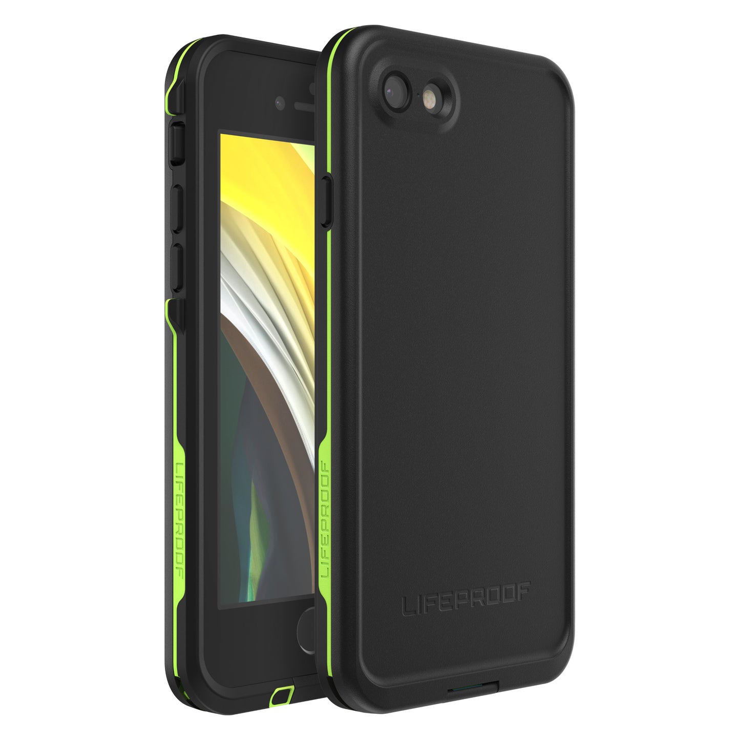 LifeProof iPhone SE (2022/2020) 8 7 Wasserdichte Hülle frē night lite schwarz