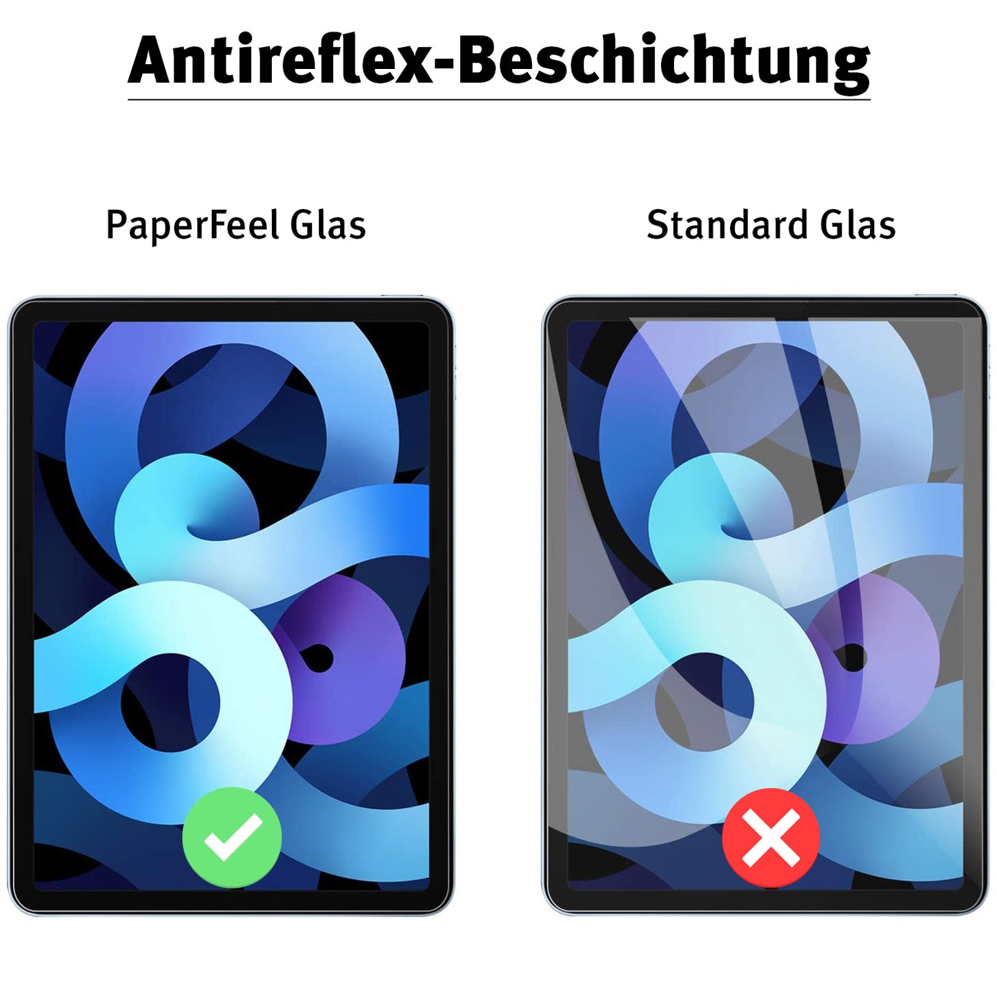 arktis PaperFeel iPad 10,2" (2019-2020-2021) PREMIUM Schutzglas