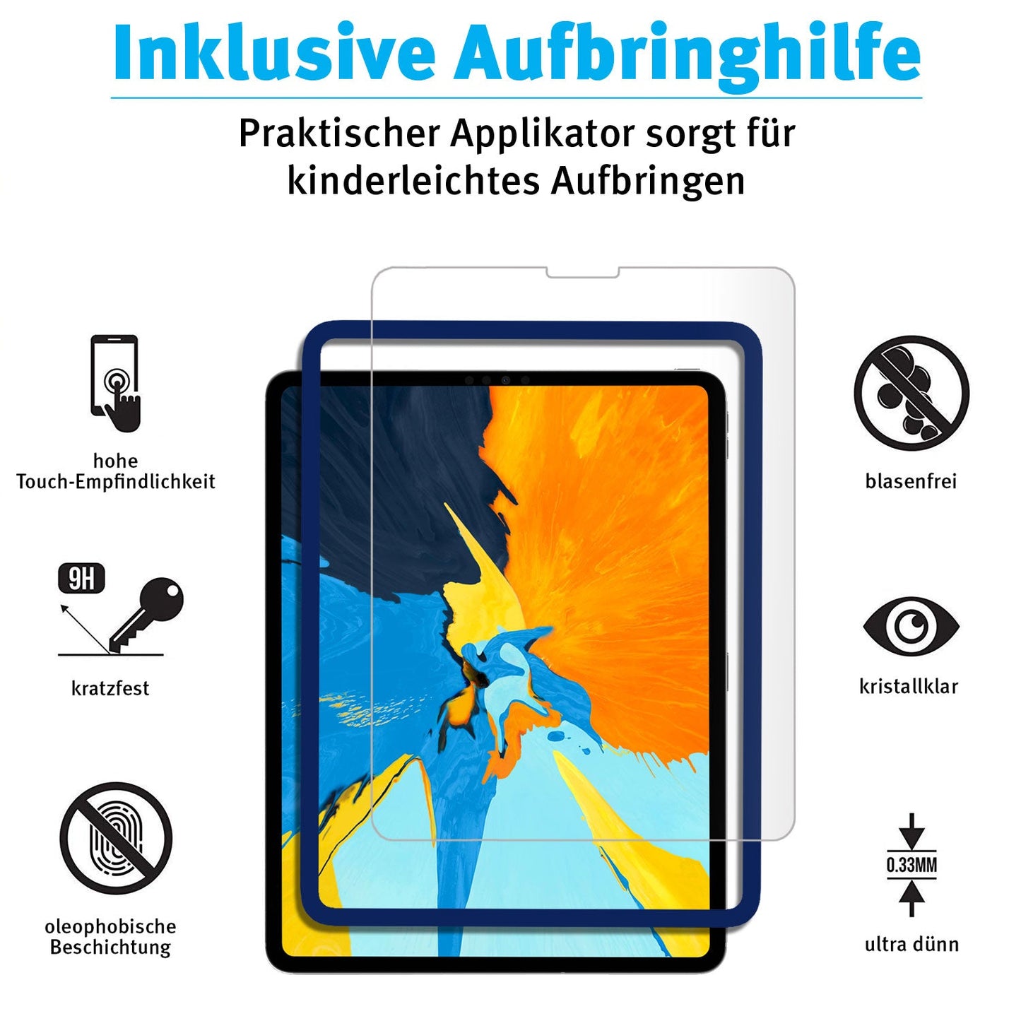 ArktisPRO iPad mini 8,3" (2021) Displayschutz GLAS - 2er Set