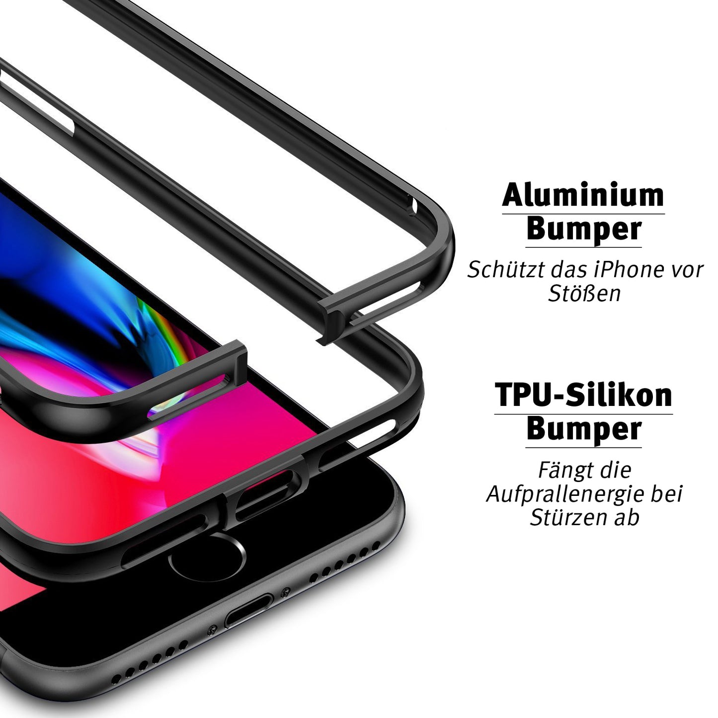 Aviato AirZERO Alu Bumper für iPhone SE (2022/2020)