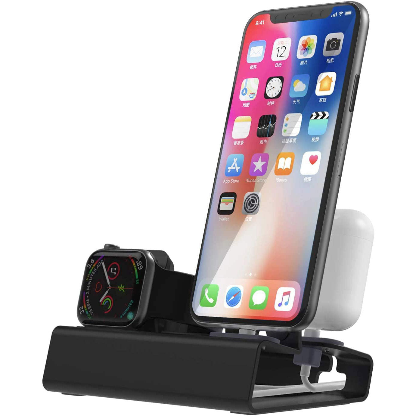 ArktisPRO Aluminium MULTIDOCK für iPhone, Apple Watch & AirPods