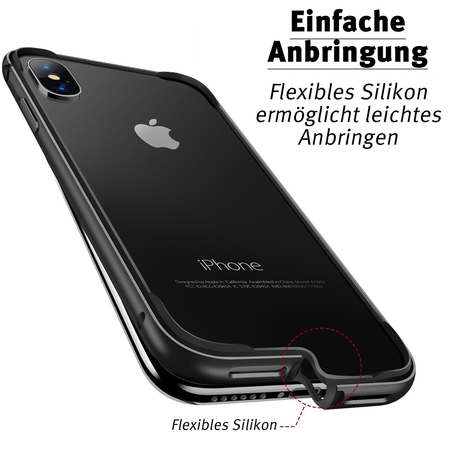 Aviato AirZERO Alu Bumper für iPhone X XS