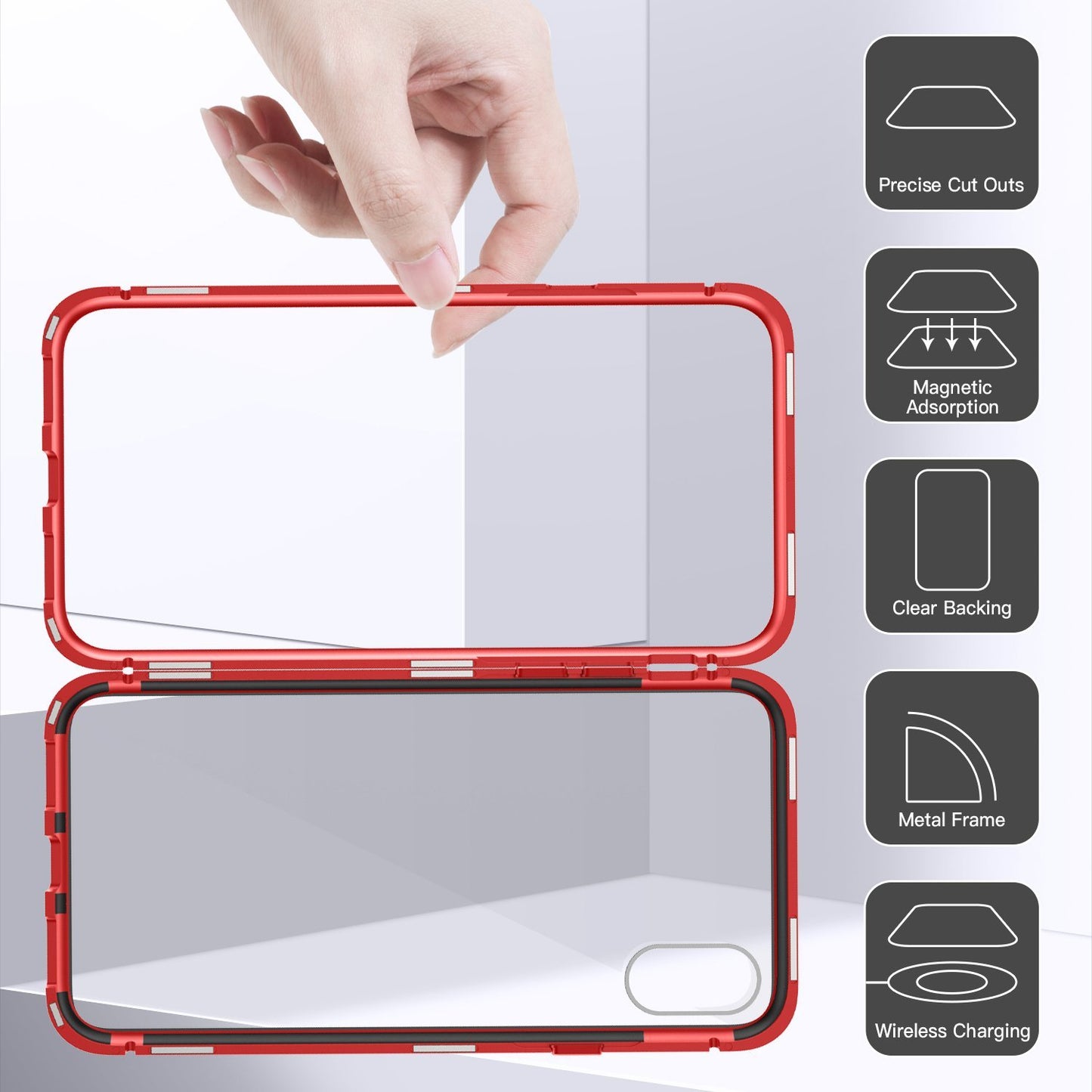 Aviato Magnetic Aluminum Case für iPhone X XS