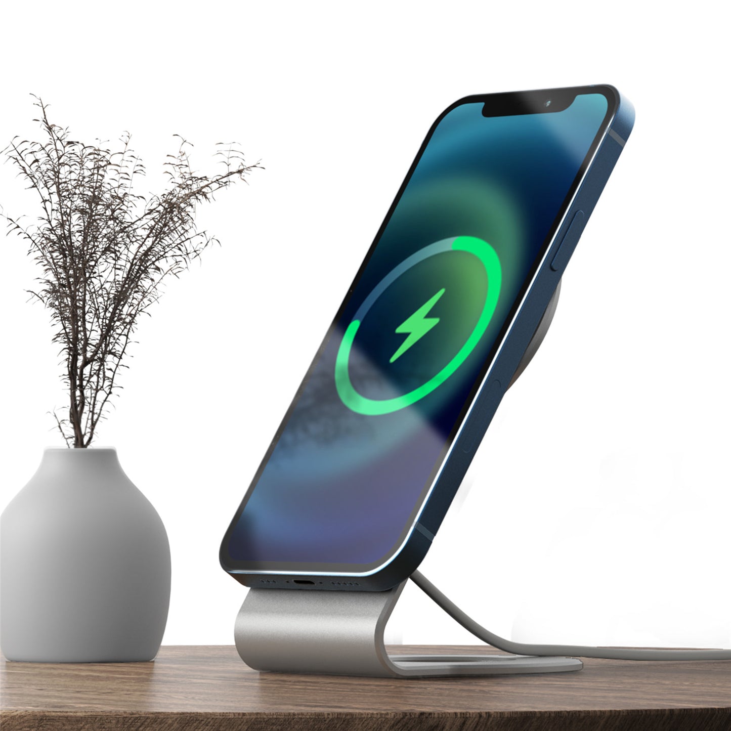 ArktisPRO iPhone Aluminium Ladestation für MagSafe