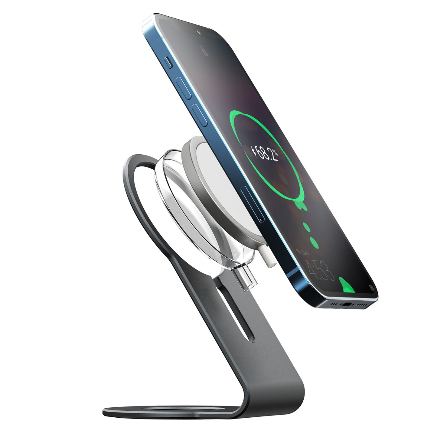 ArktisPRO iPhone Aluminium Ladestation für MagSafe