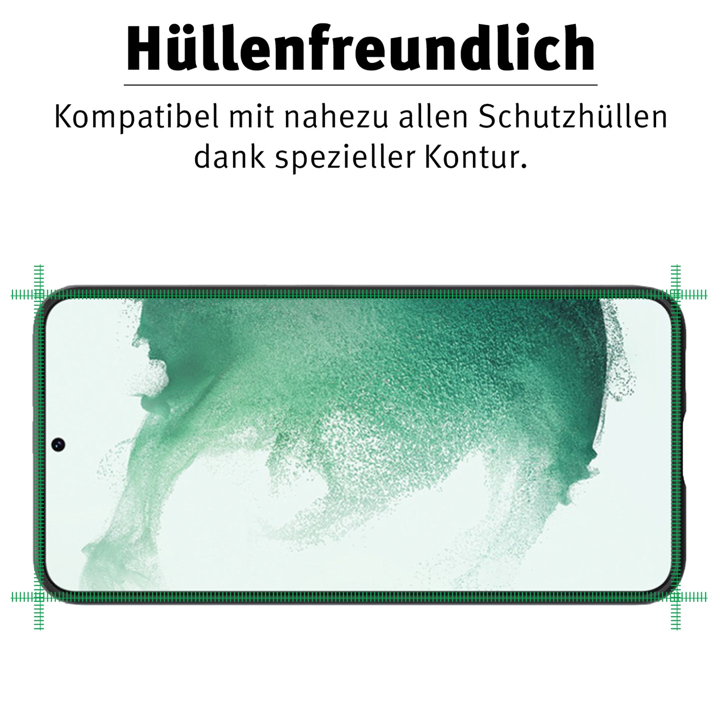 Beastprotect Samsung Galaxy S22 Schutzfolie HYBRID - 2er Set