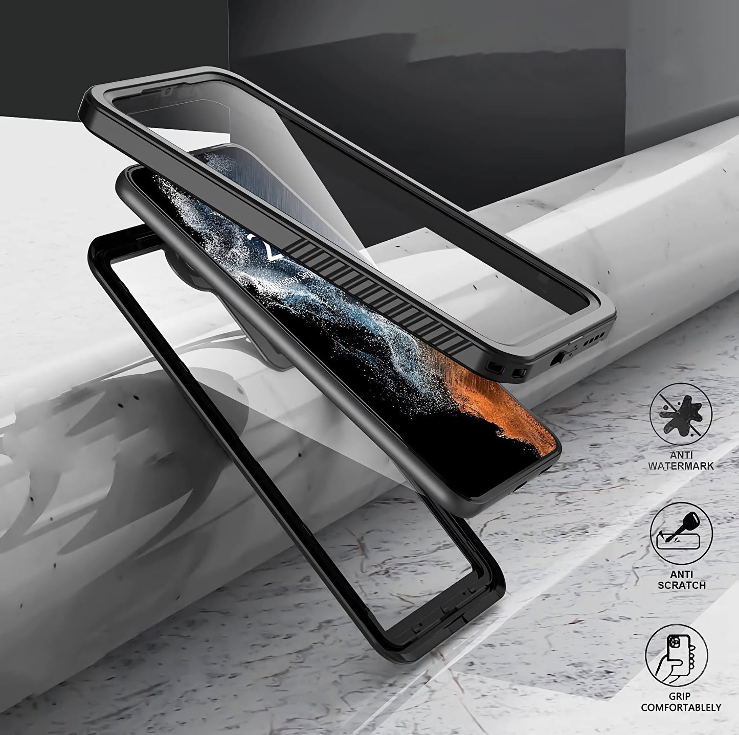 ArktisPRO Samsung Galaxy S22 Plus Wasserdichtes Actioncase