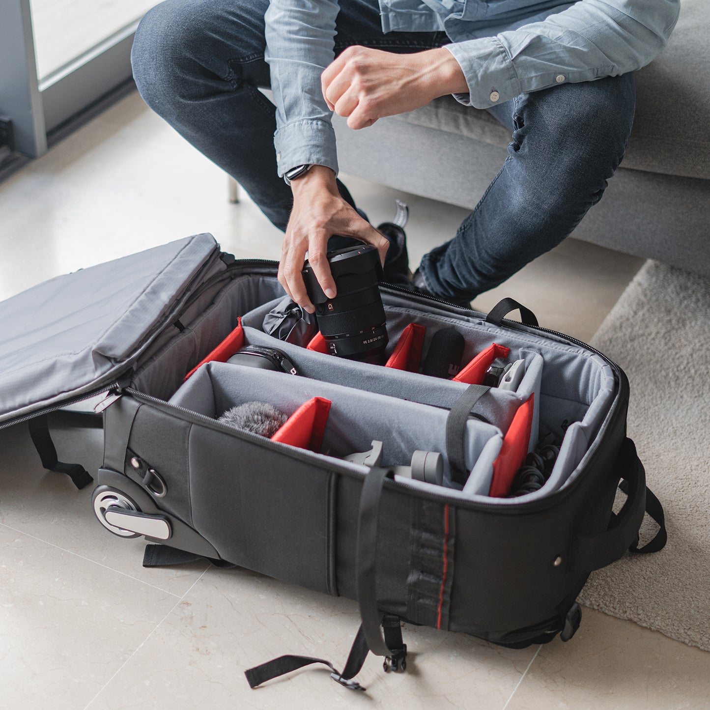 Wolffilms PRO Fototrolley und Kamerarucksack