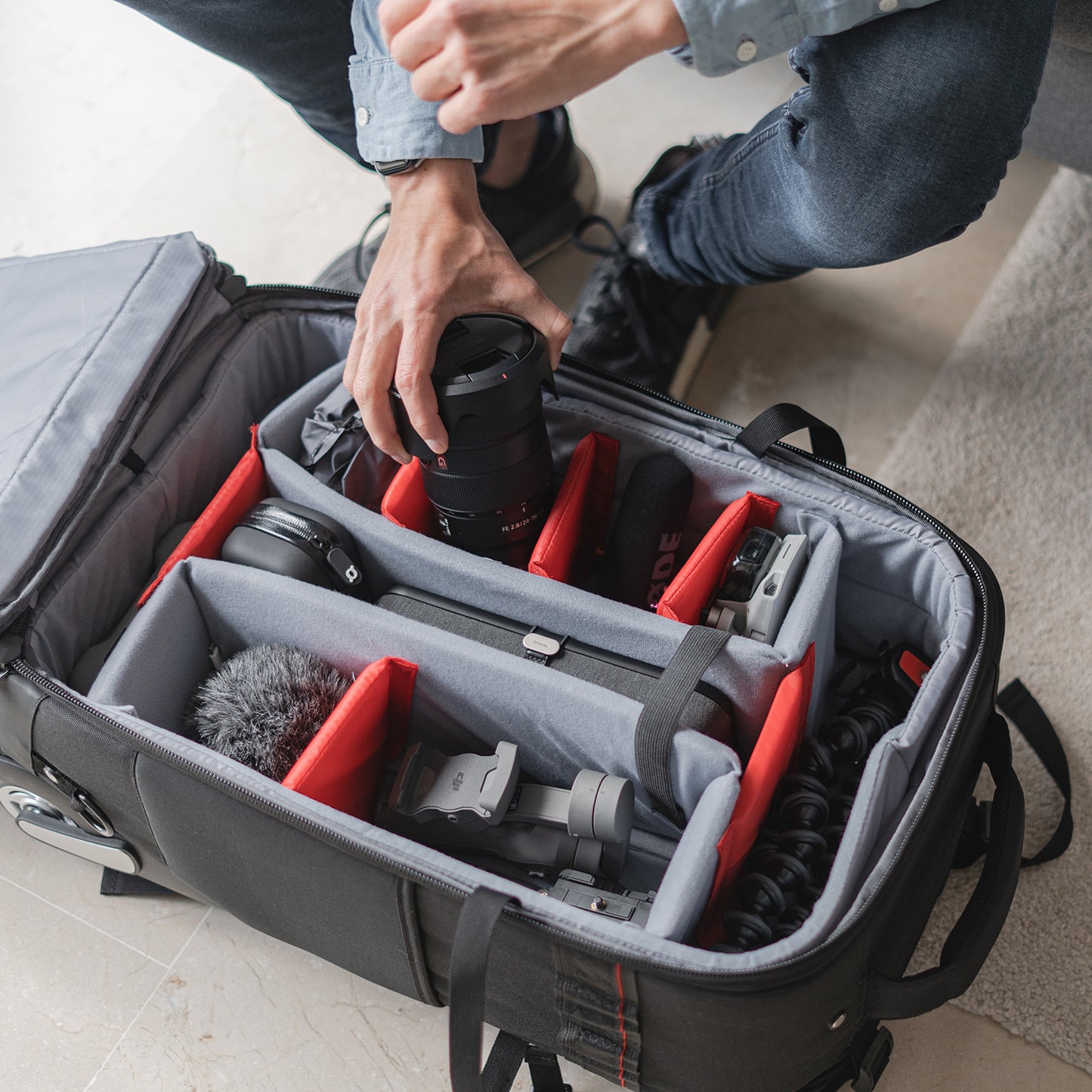 Wolffilms PRO Fototrolley und Kamerarucksack
