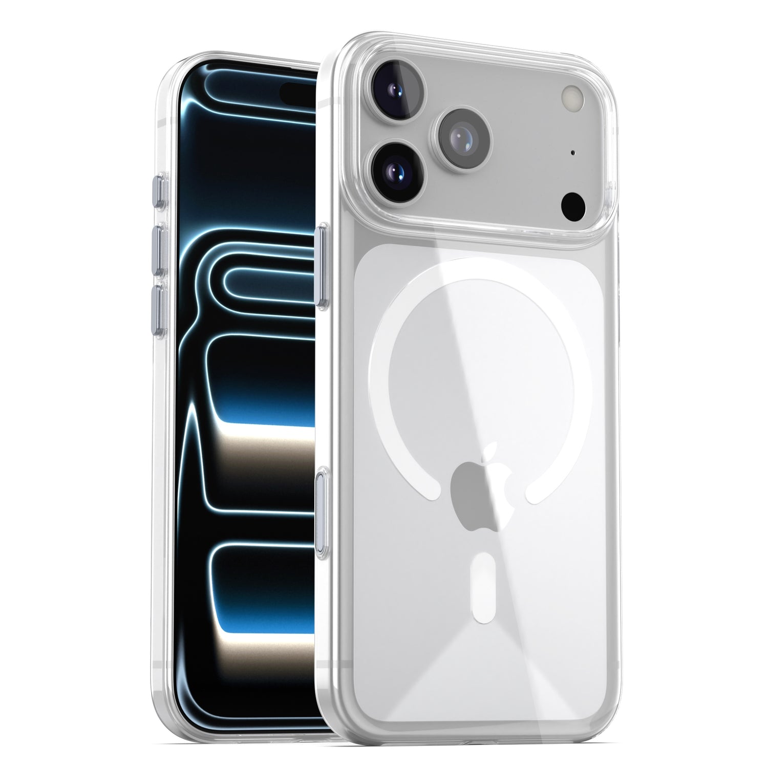 Das arktis iPhone 17 Pro Clear Case mit MagSafe von arktis schützt Ihr Smartphone zuverlässig, zeigt die Rückkameras sowie das Display und ist kratzfest. Perfekt als Hülle für das iPhone 17 Pro und kompatibel mit kabellosem Laden via MagSafe.