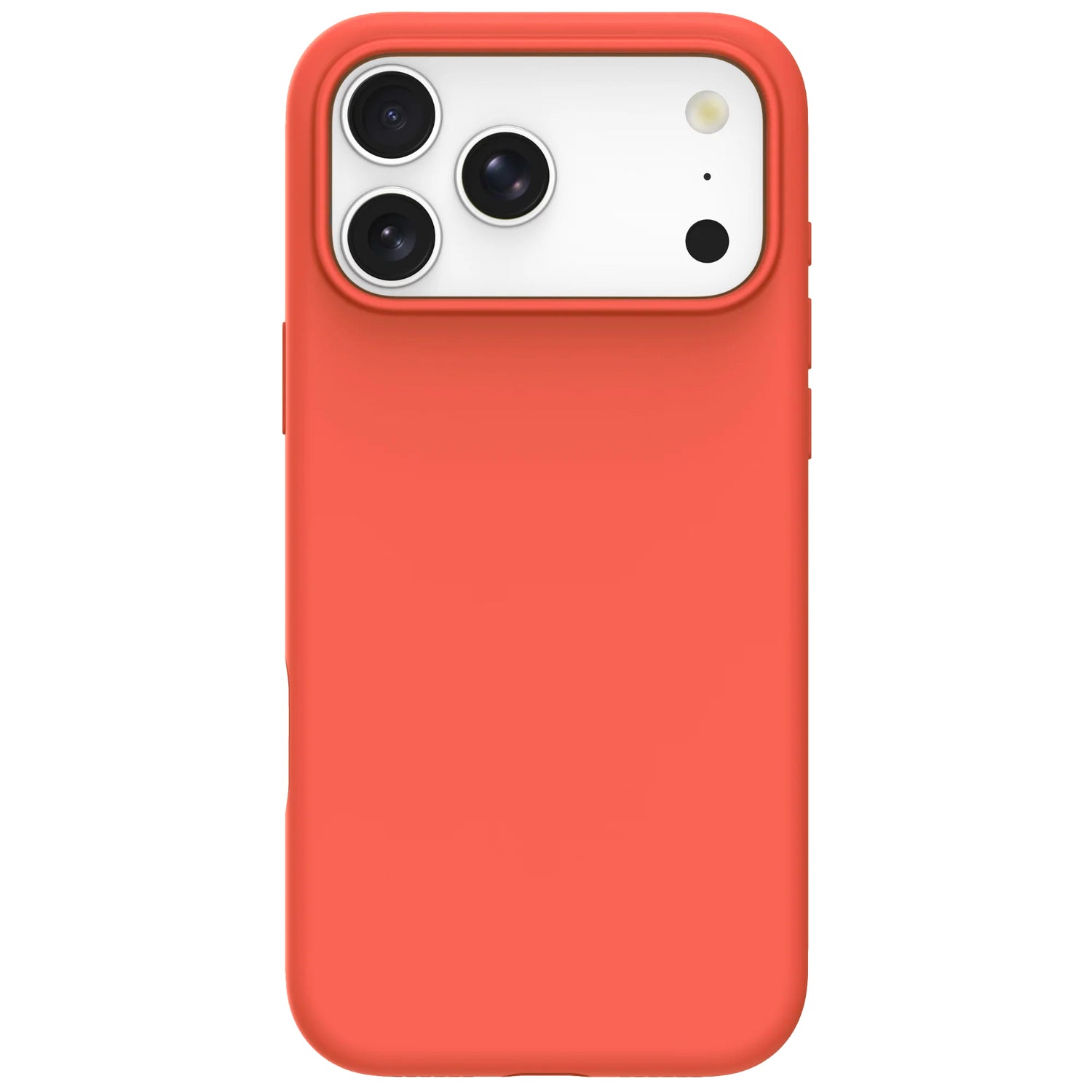 arktis iPhone Silikon Case mit MagSafe in Guavepink, Rückansicht