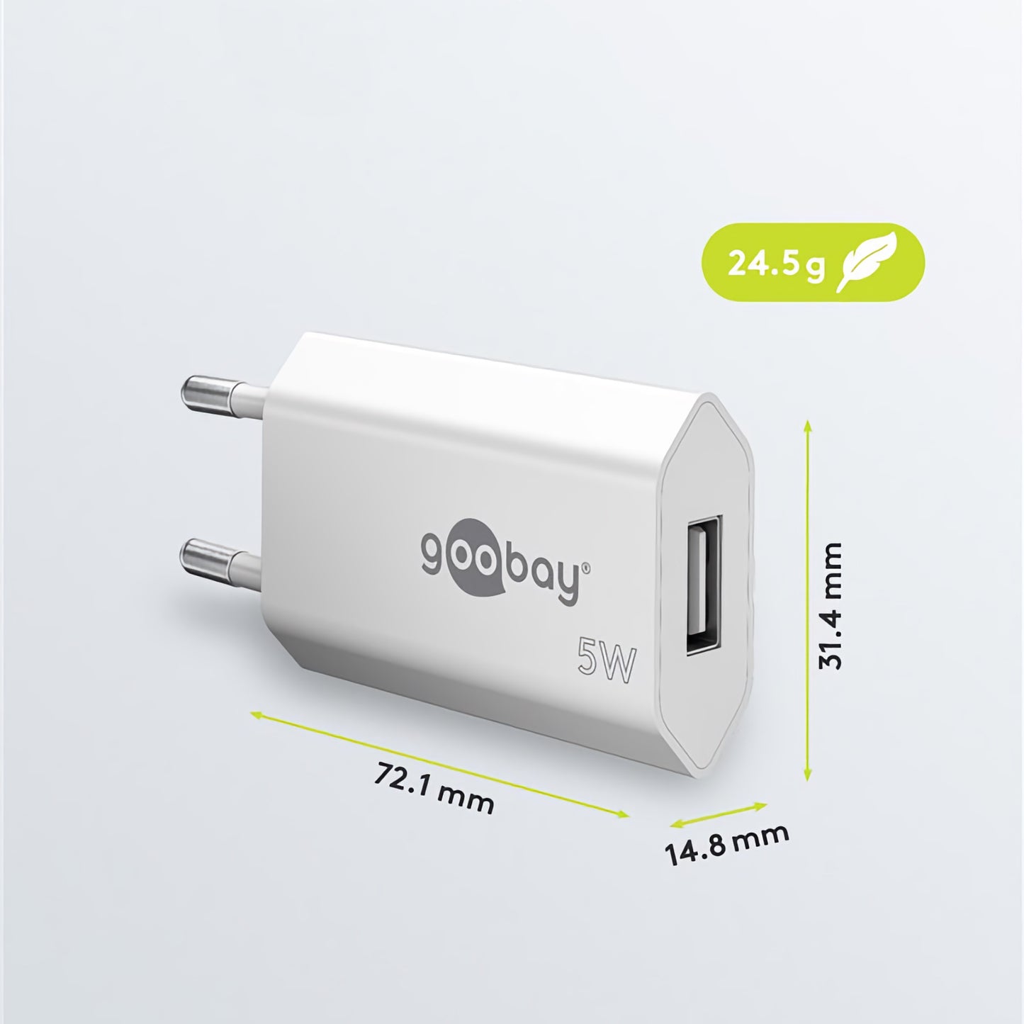USB-Ladegerät für iPhone, Apple Watch und Smartphone 5 W