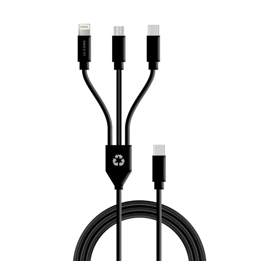 3-in-1 auf USB-C Multi Cable MFI zertifiziert
