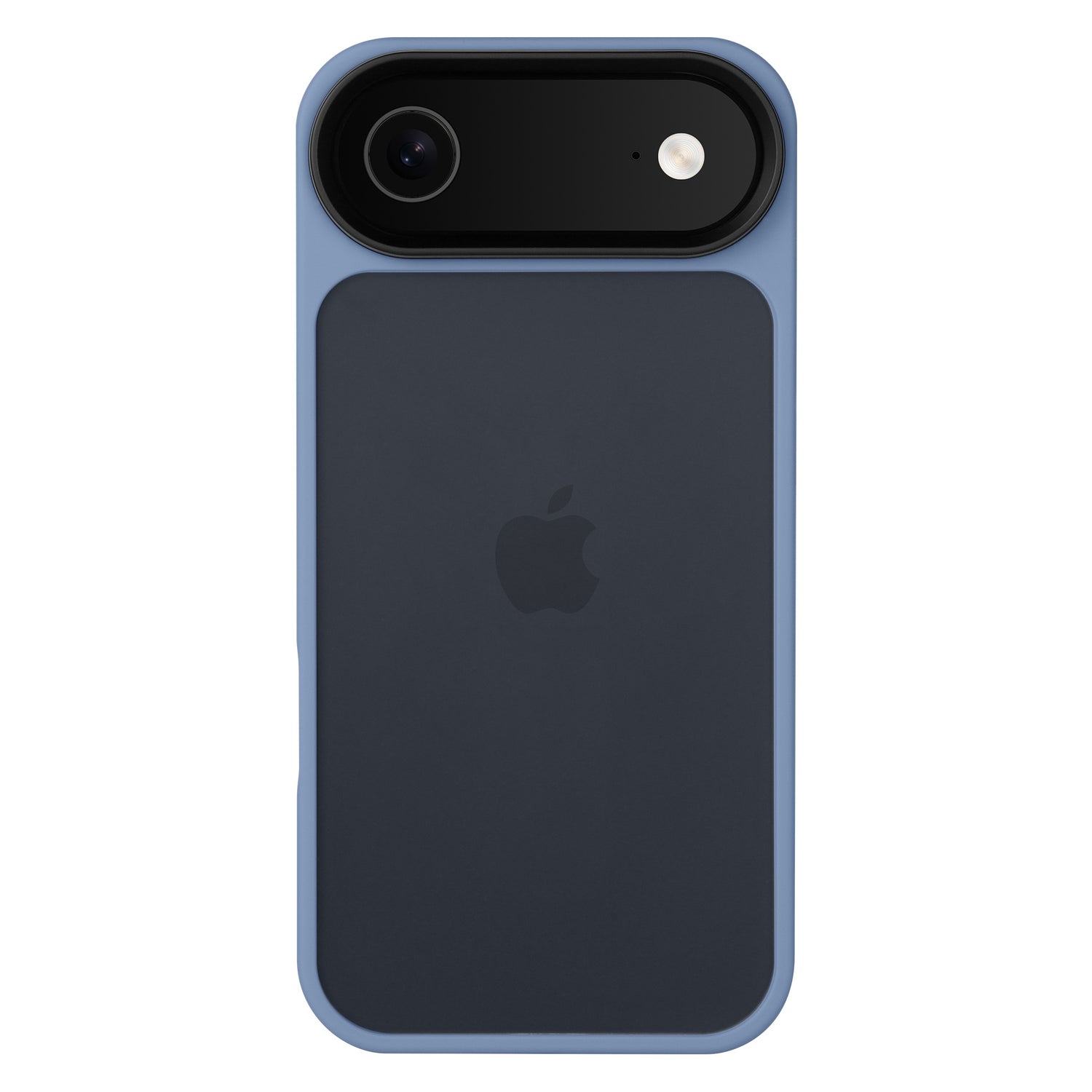 Das Arktis iPhone Air Solid Case in Blau und Schwarz besteht aus stoßabsorbierendem TPU-Silikon und schützt das Apple-Logo, die Rückkamera und den Blitz in der linken oberen Ecke Ihres iPhones.