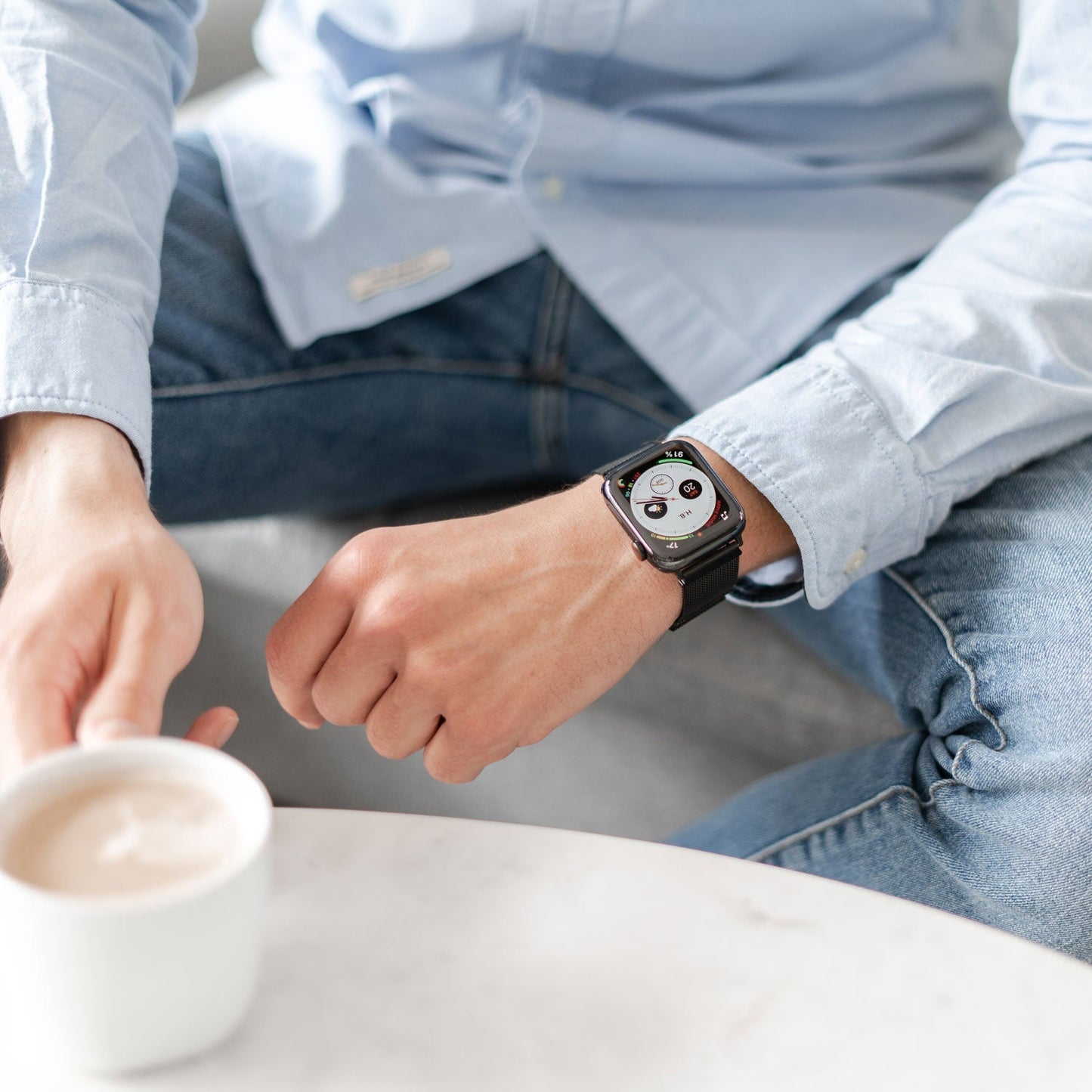 arktisband Apple Watch Milanaise Loop Armband