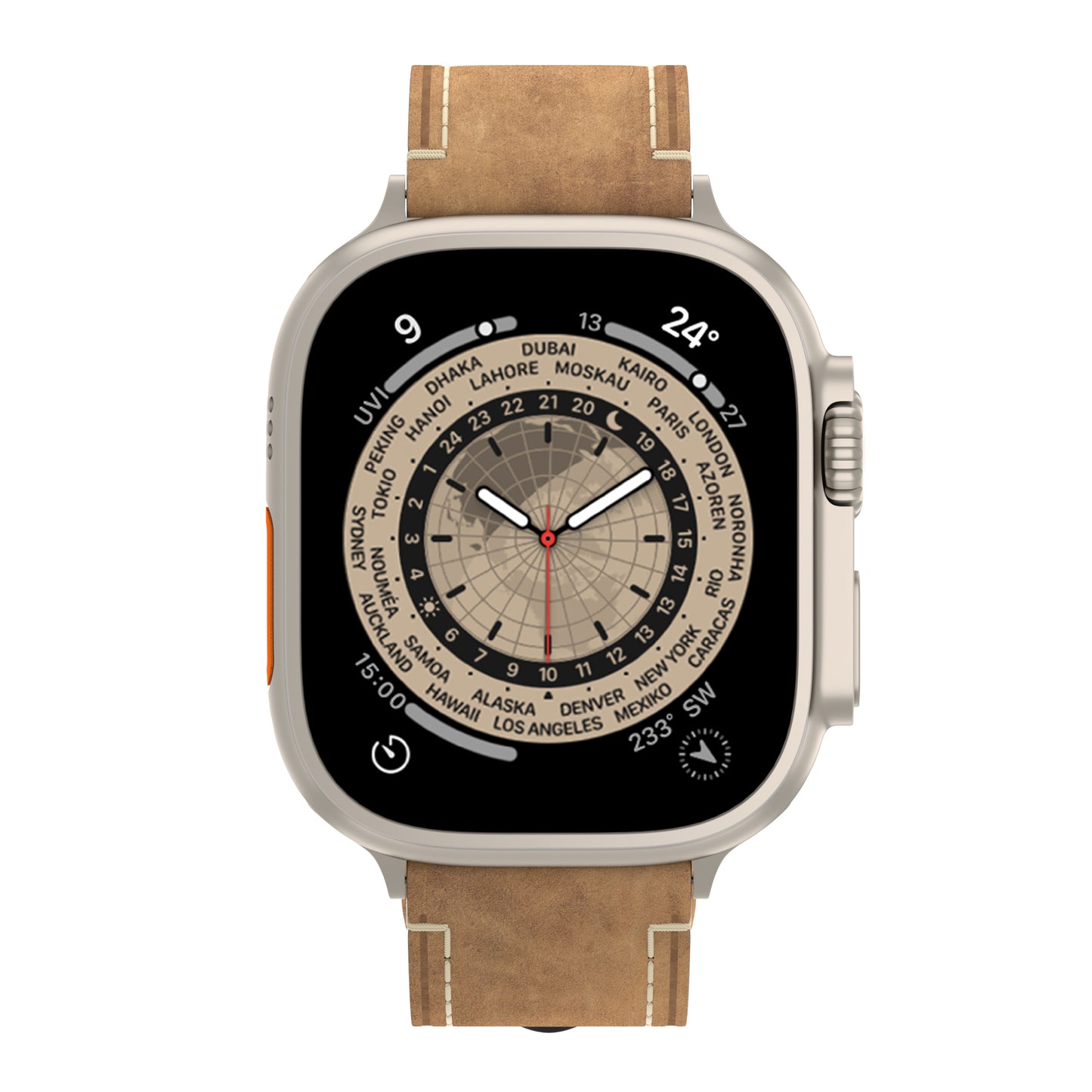 Mobiletto Vintage Lederarmband PALERMO GRANDE für Apple Watch Ultra