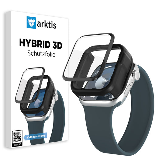 arktis Apple Watch Schutzfolie HYBRID 3D