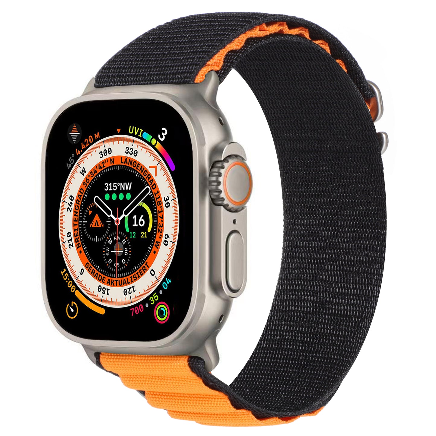 arktisband Apple Watch Ultra Alpine Loop Bicolor Armband