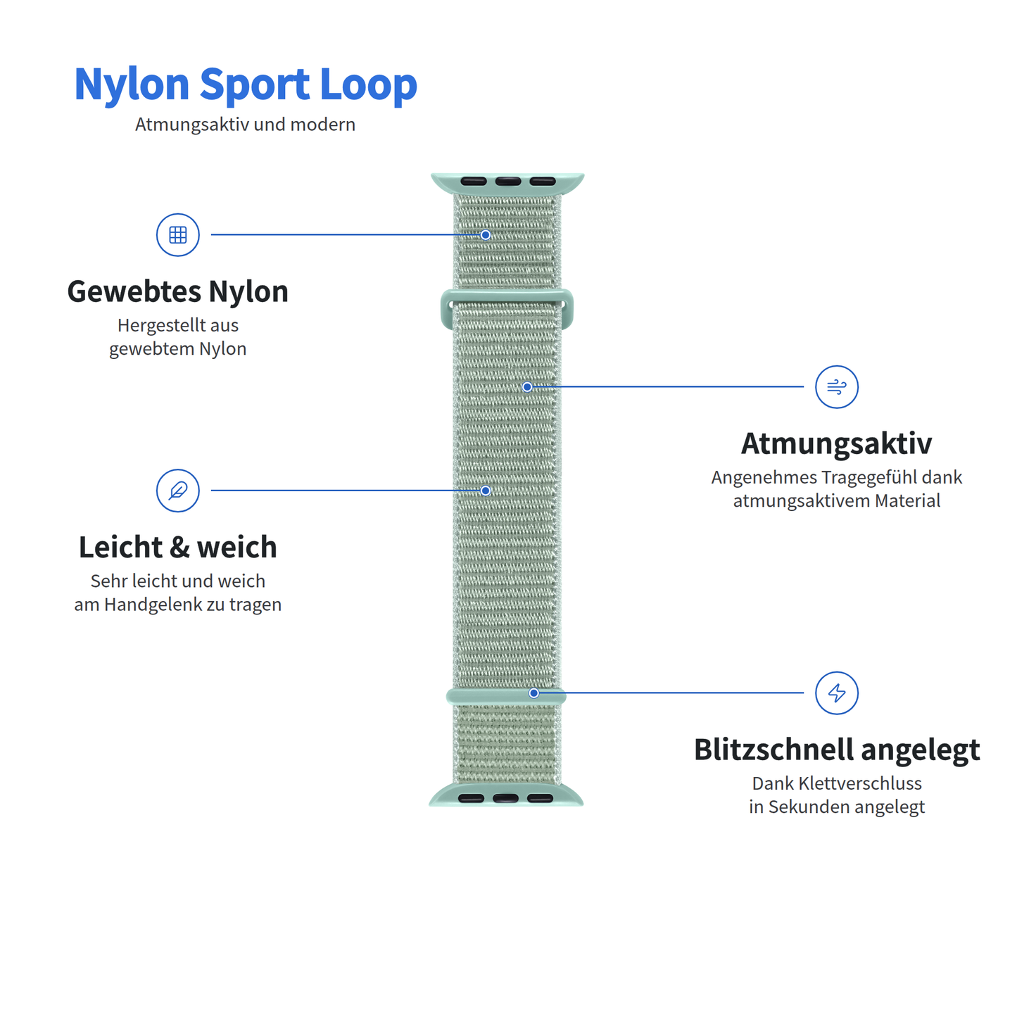 arktisband Apple Watch Sportarmband „Fun“