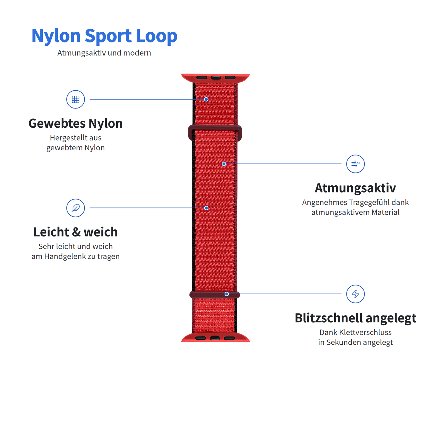 arktisband Apple Watch Sportarmband „Fun“