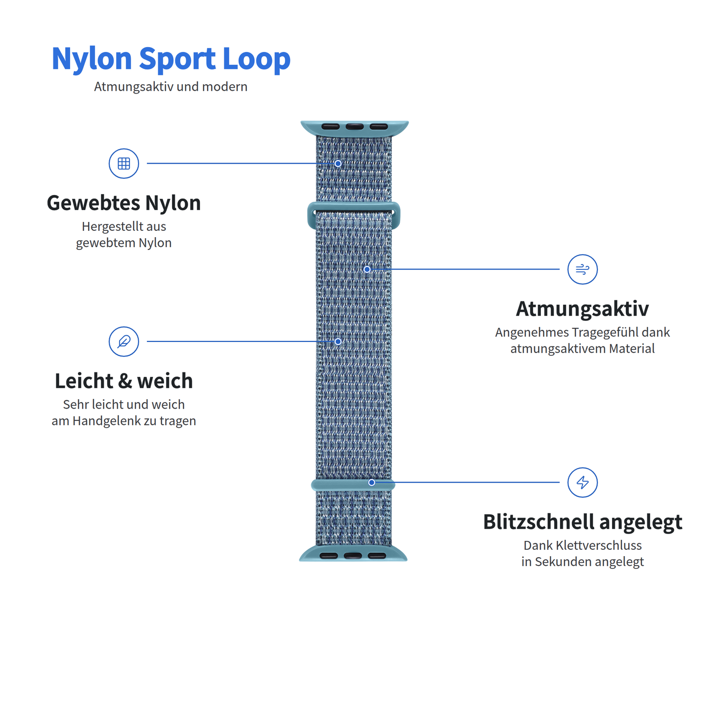 arktisband Apple Watch Sportarmband „Fun“