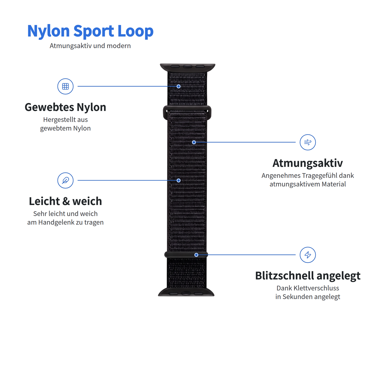 arktisband Apple Watch Sportarmband „Fun“