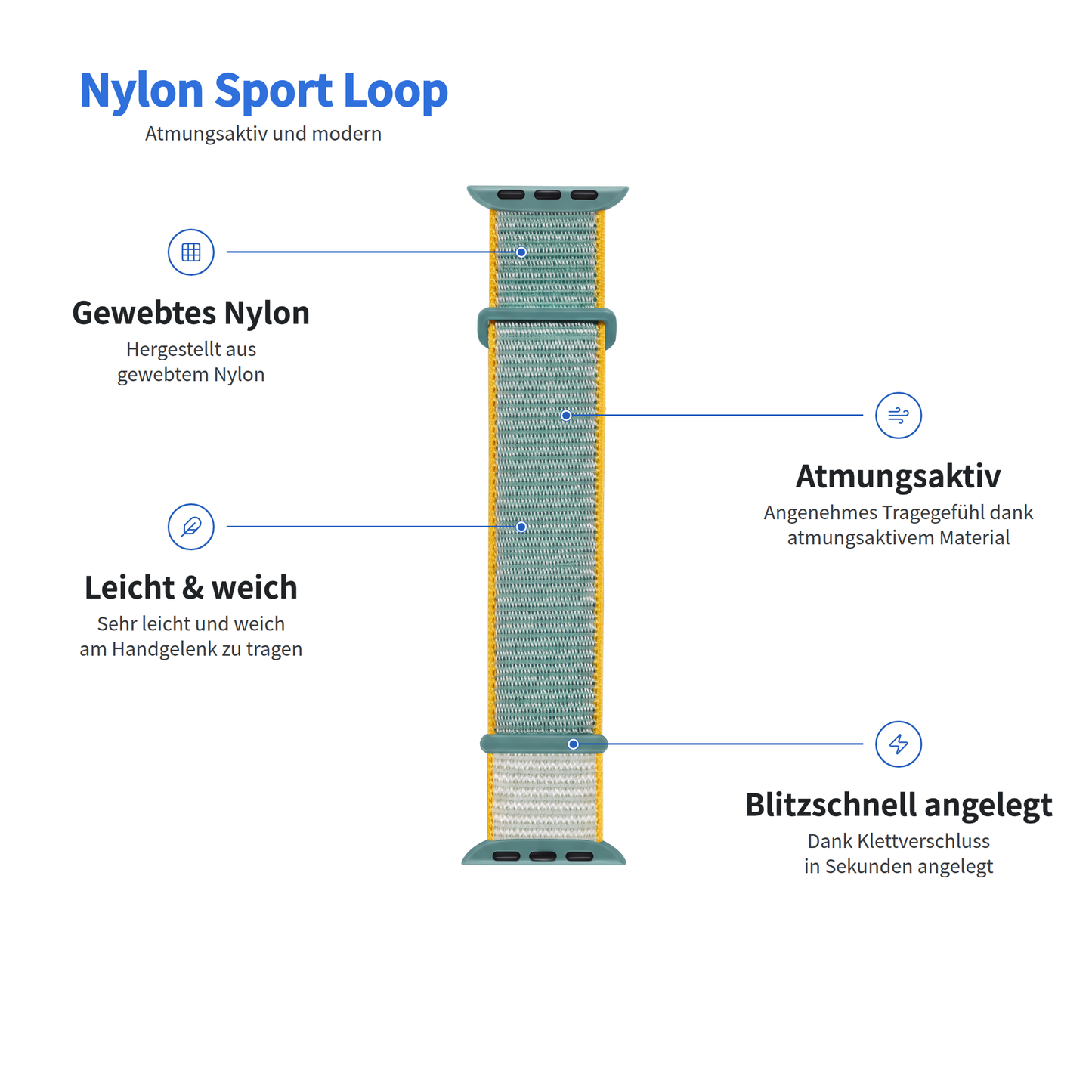 arktisband Apple Watch Sportarmband „Fun“