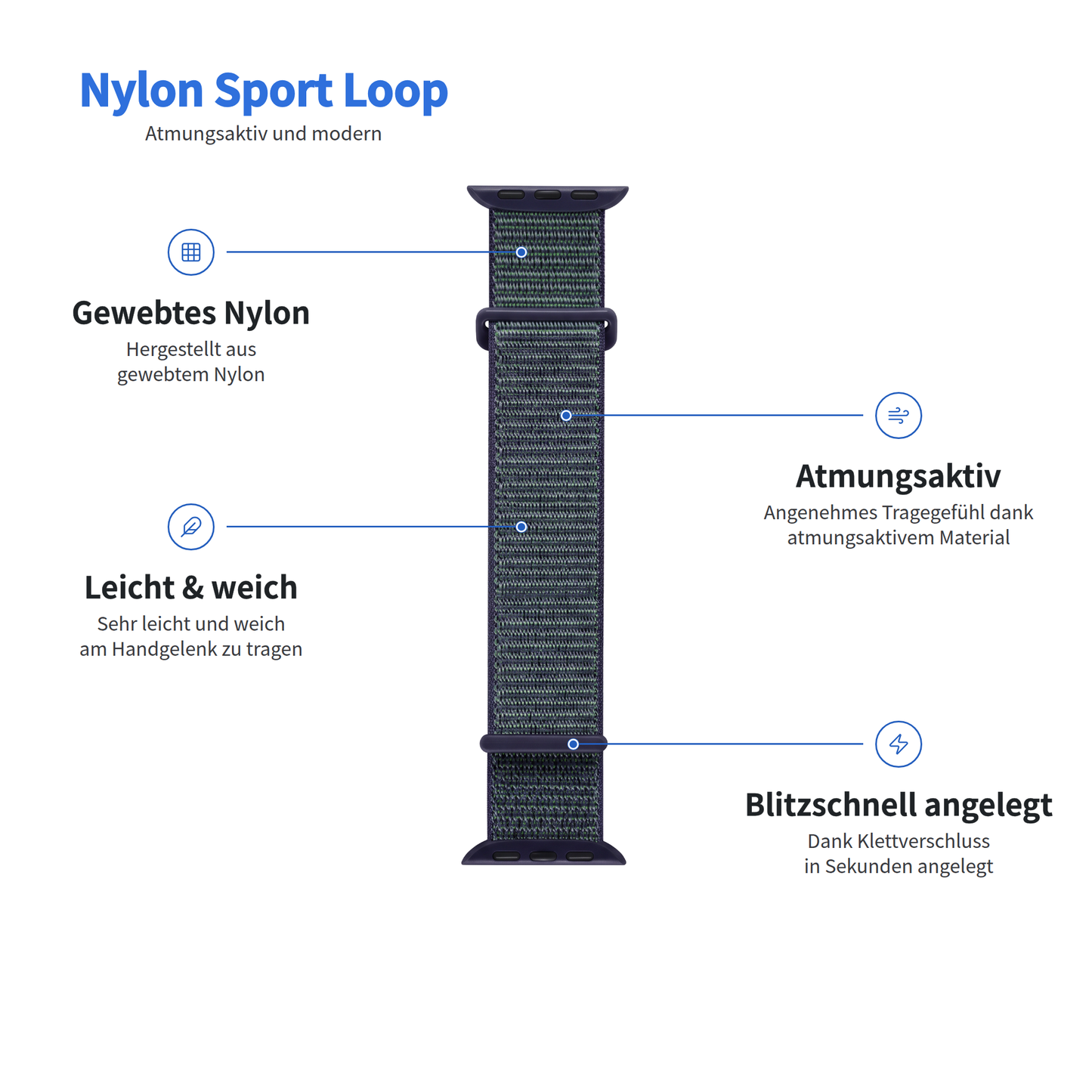 arktisband Apple Watch Sportarmband „Fun“
