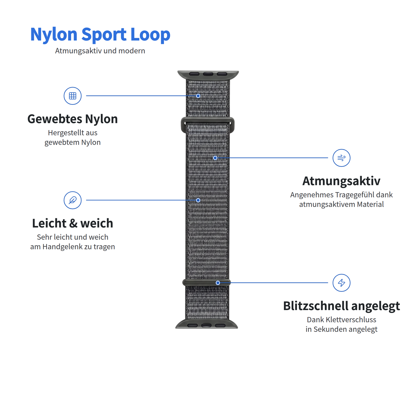 arktisband Apple Watch Sportarmband „Fun“