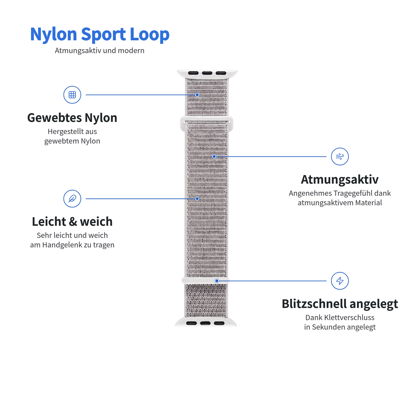 arktisband Apple Watch Sportarmband „Fun“