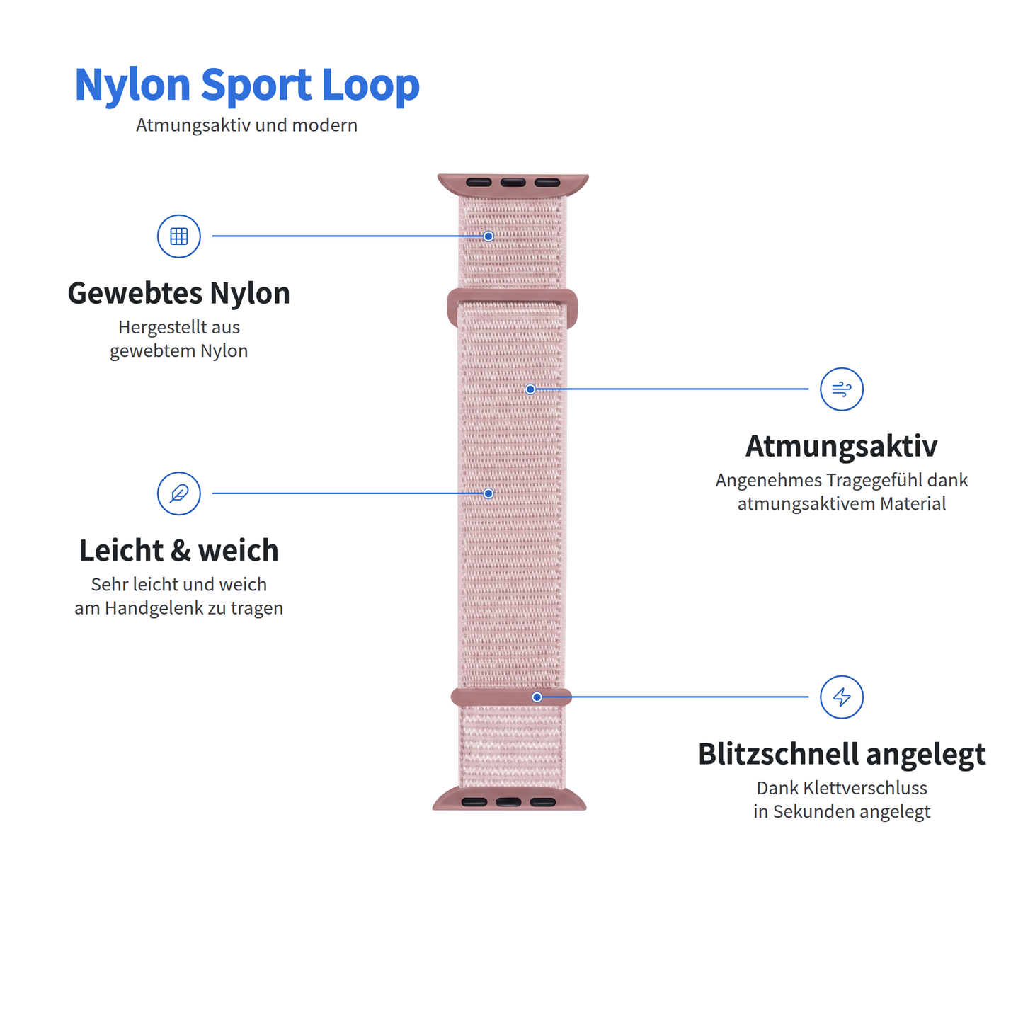 arktisband Apple Watch Sportarmband „Fun“