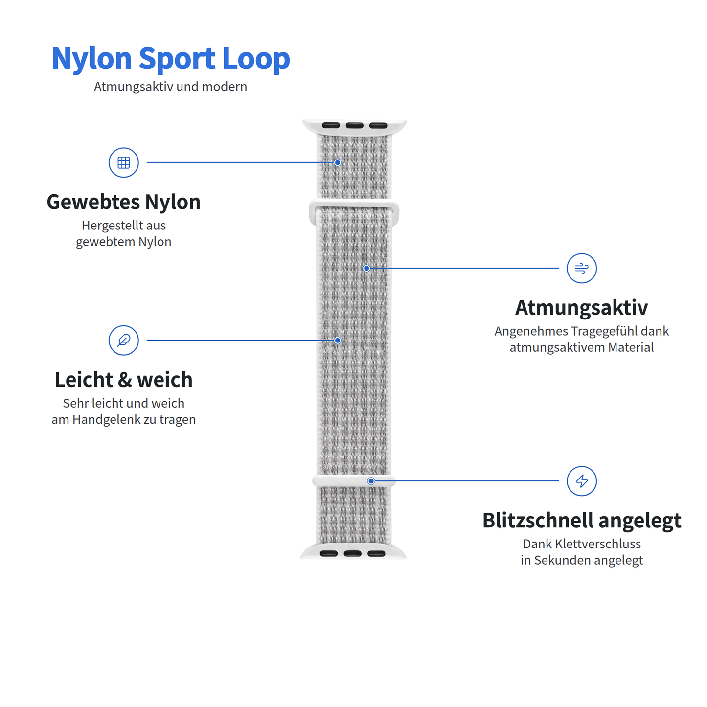 arktisband Apple Watch Sportarmband „Fun“