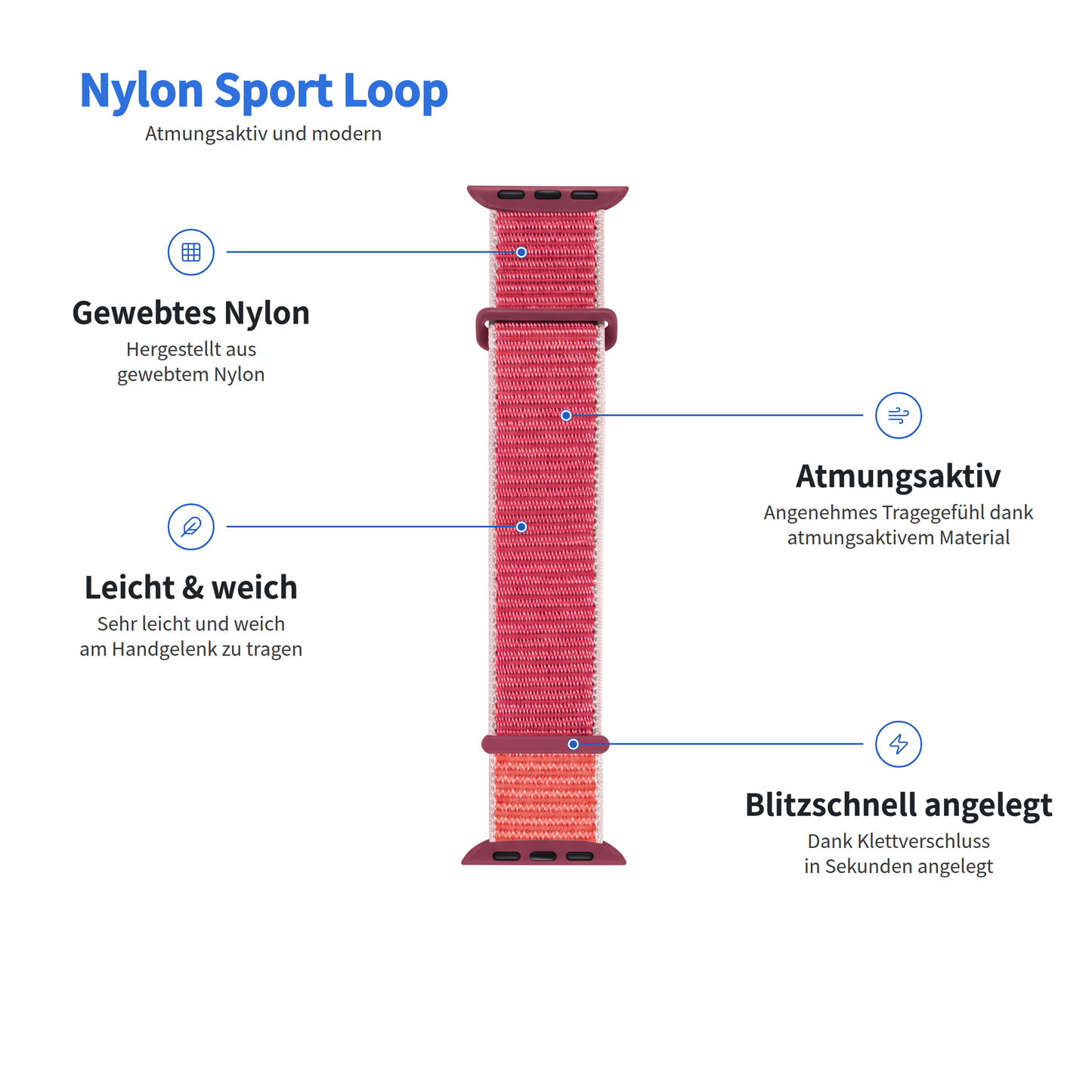 arktisband Apple Watch Sportarmband „Fun“
